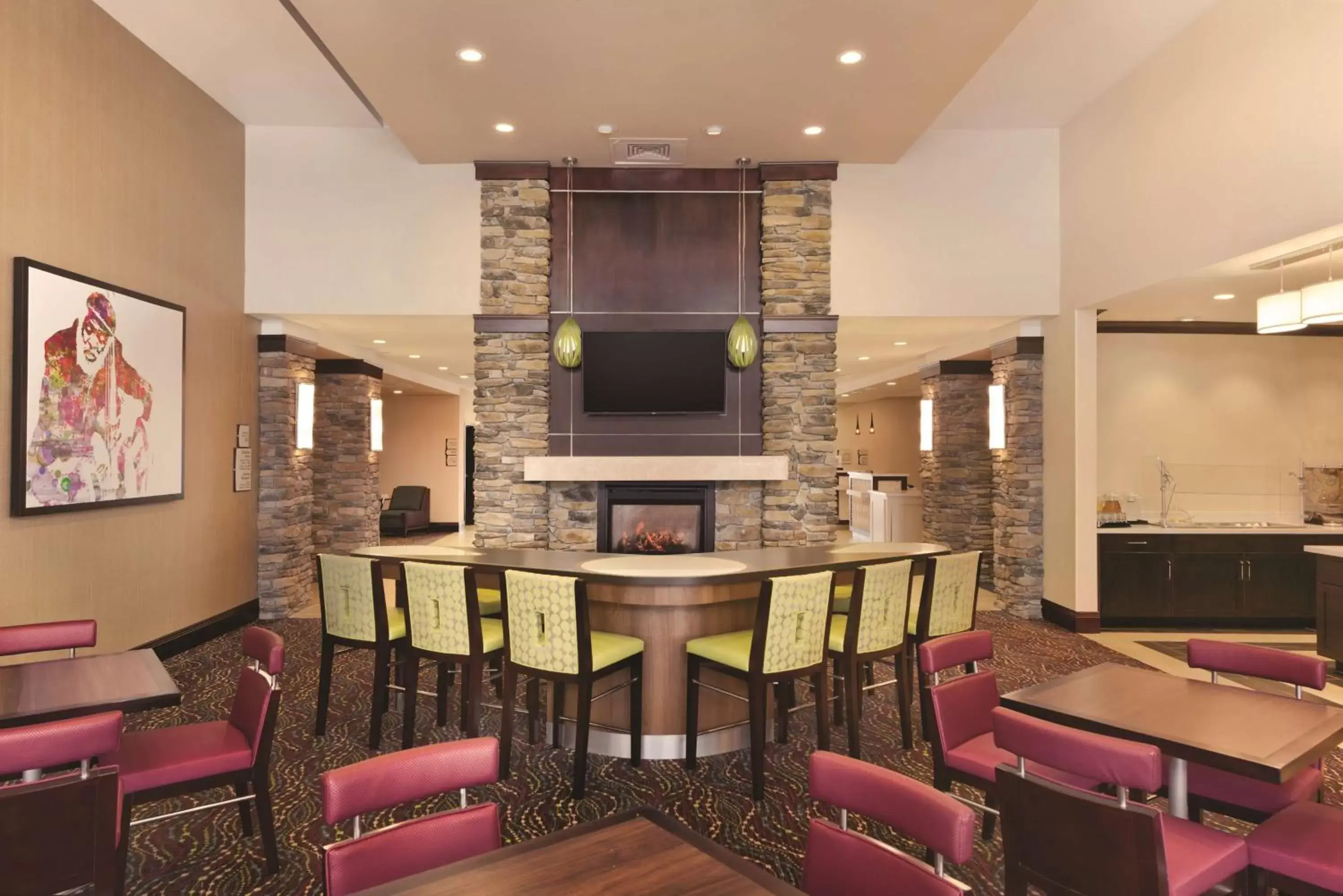 Lobby or reception, Restaurant/Places to Eat in Homewood Suites Mobile