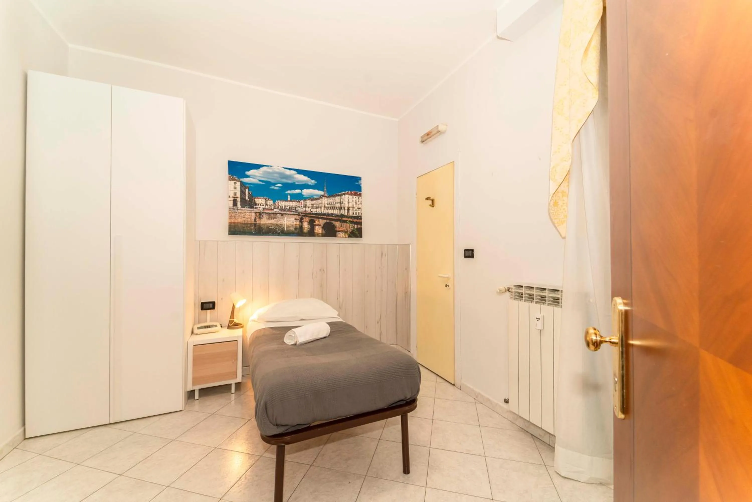 Bed in Hotel Cristallo Torino