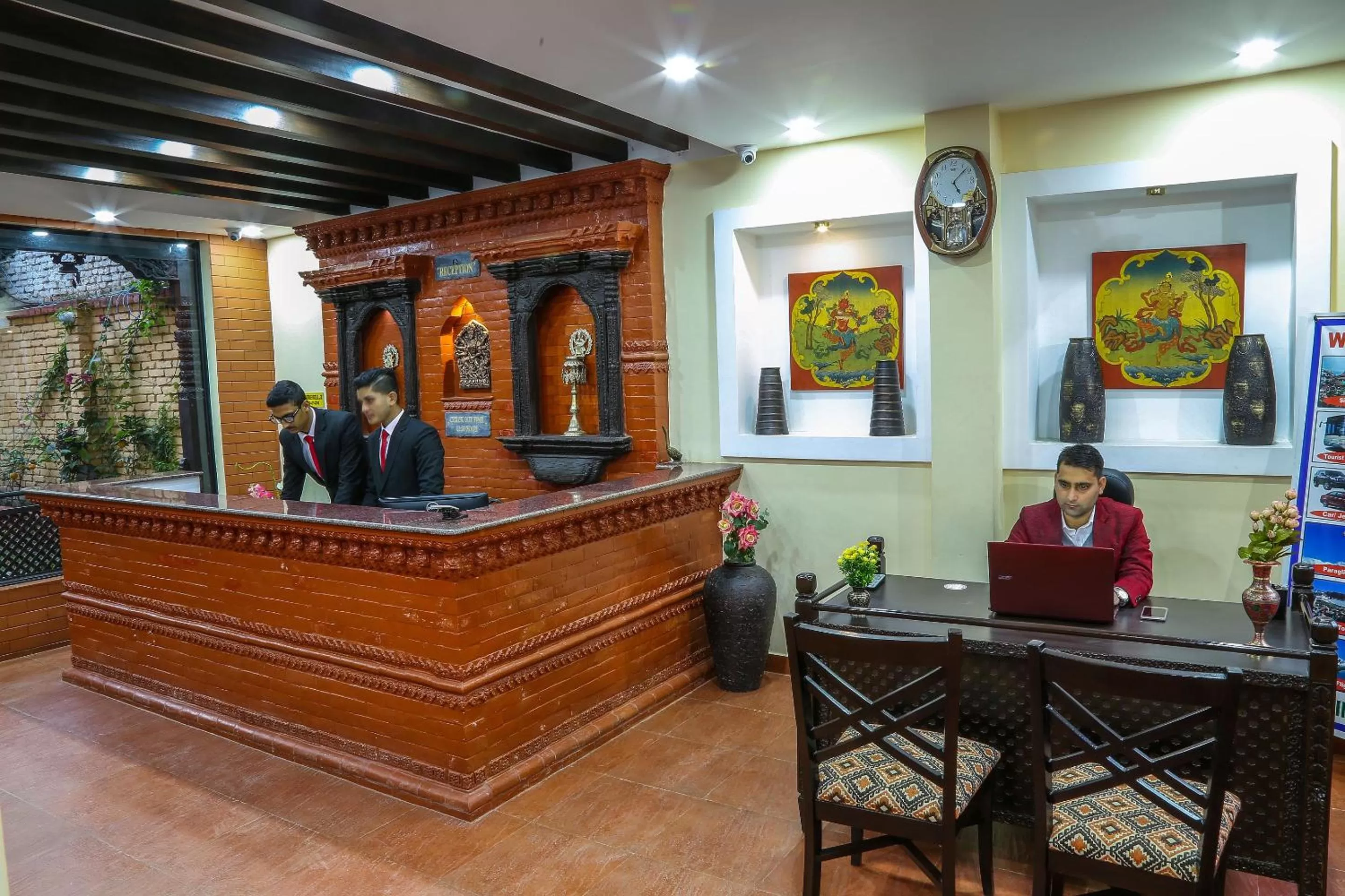 Lobby or reception in Taleju Boutique Hotel