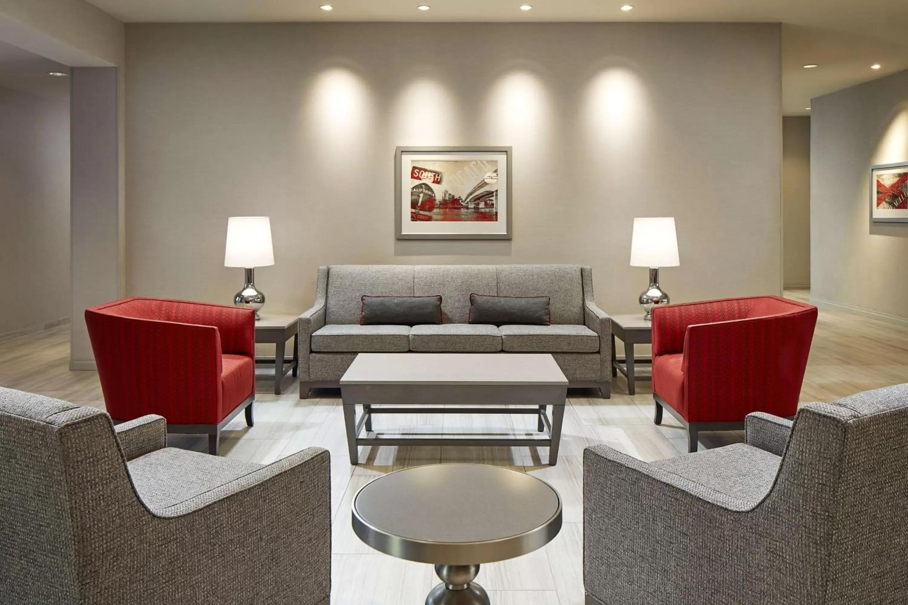 Lobby or reception, Seating Area in Homewood Suites By Hilton Long Beach Airport