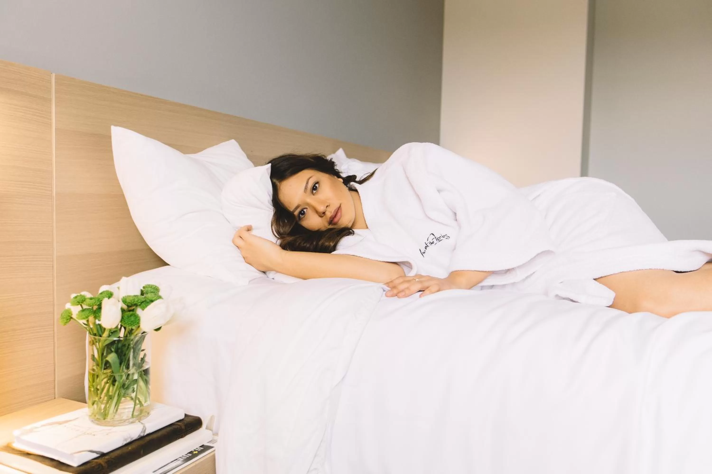 Bed in Inn at the Forks