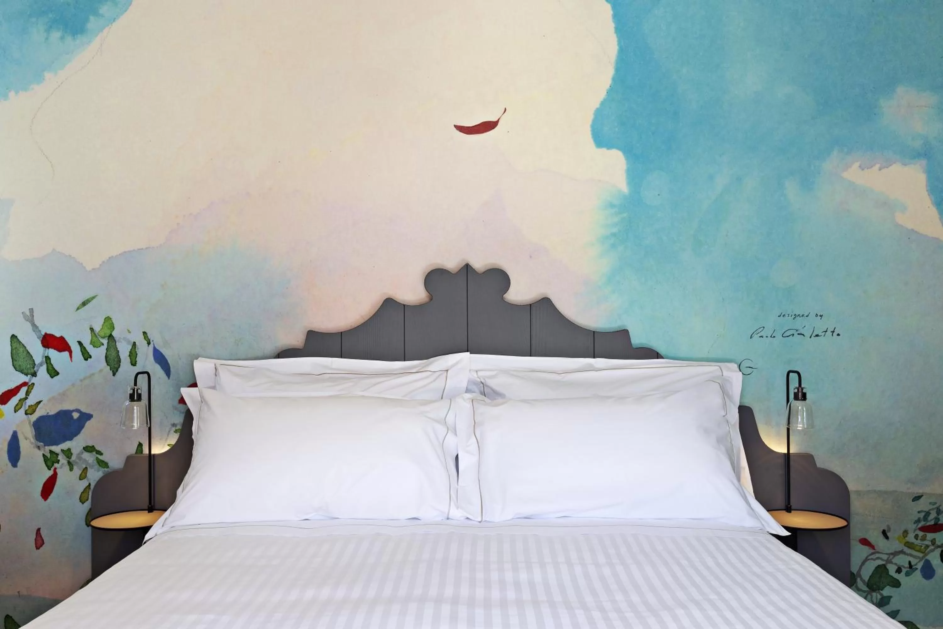 Bed in QC Grand Hotel Bagni Nuovi