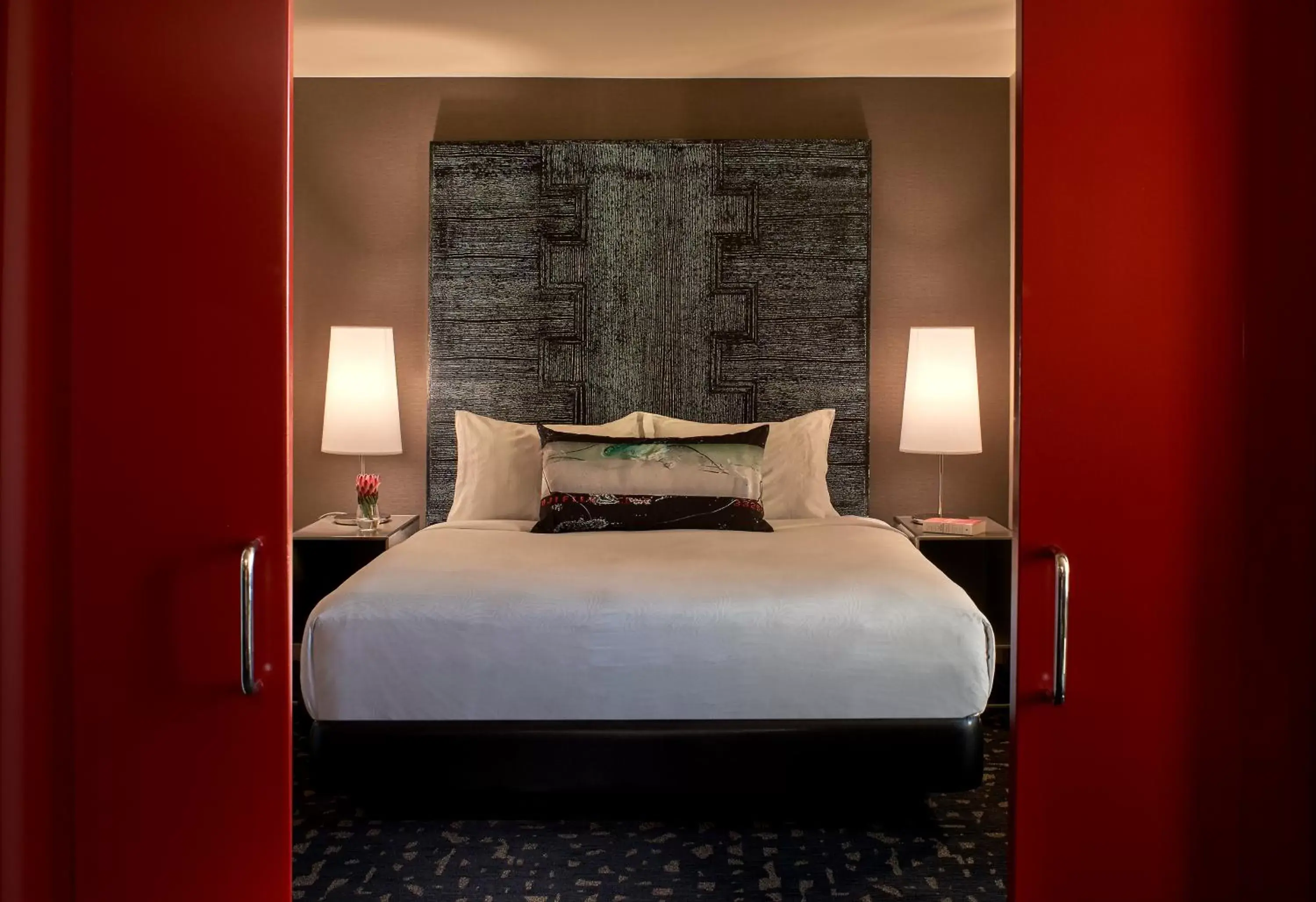 Bed in Kimpton Hotel Palomar Los Angeles Beverly Hills, an IHG Hotel