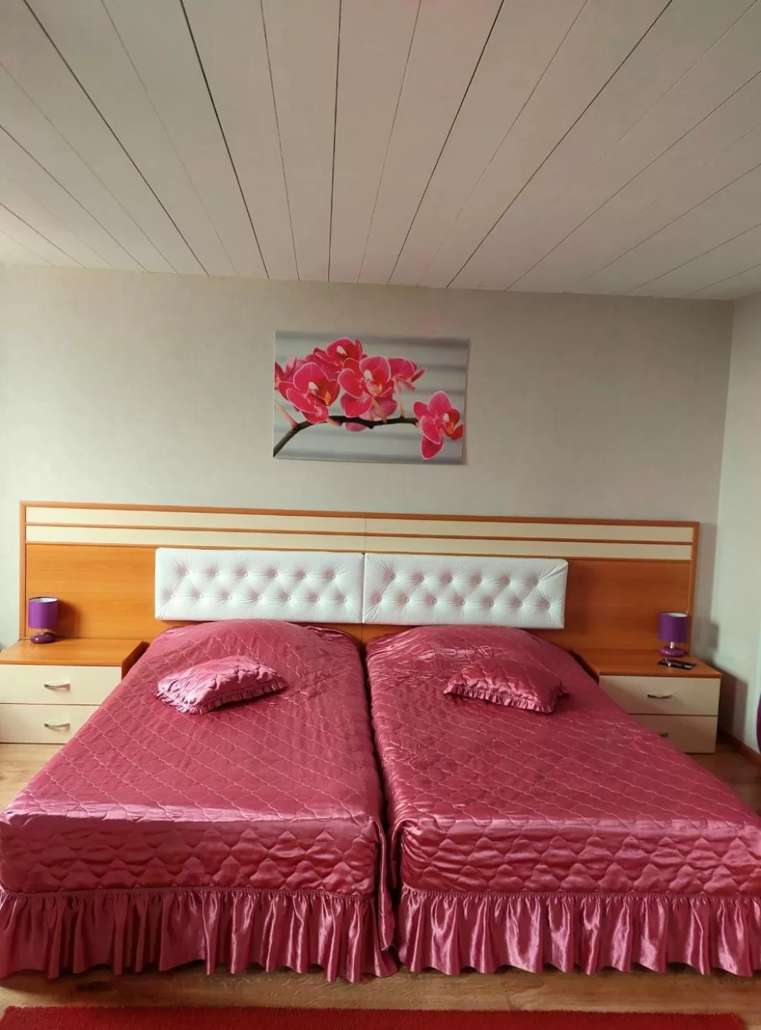 Bed in Hotel Dobrudja