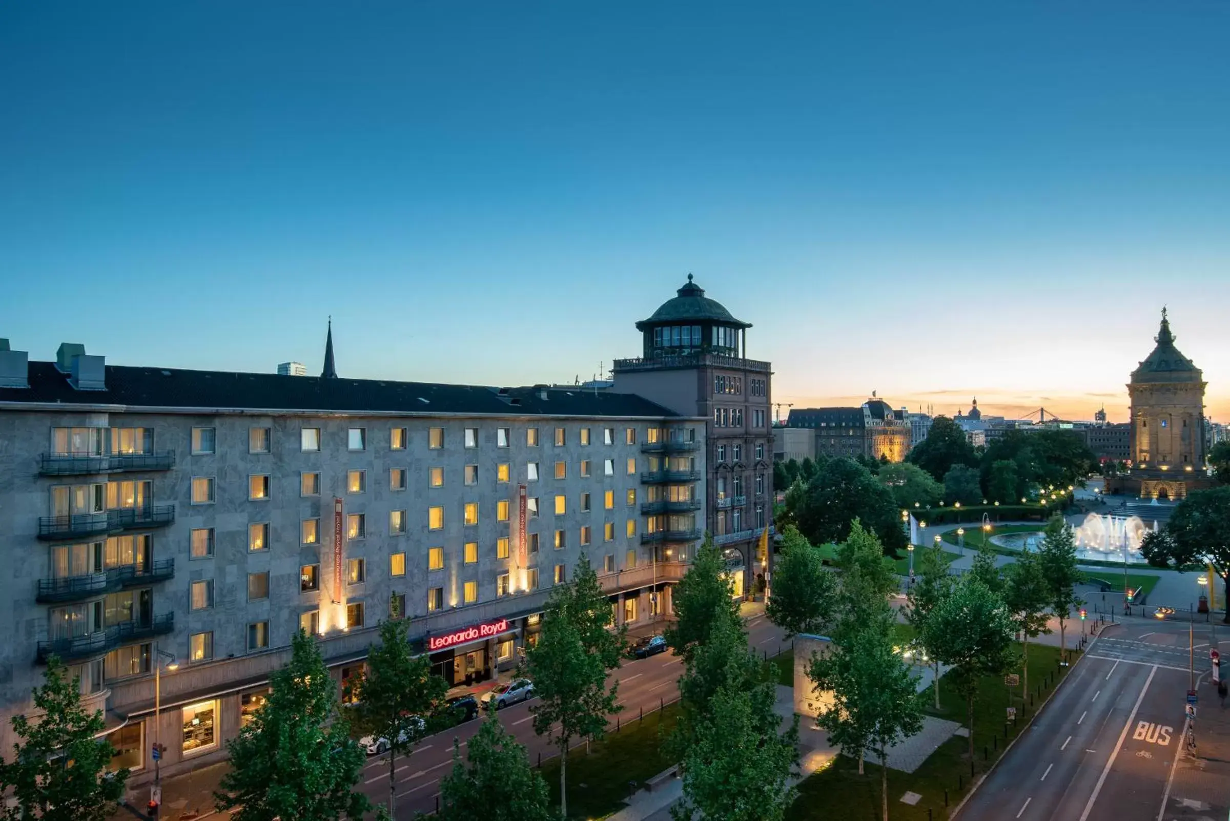 Property building in Leonardo Royal Hotel Mannheim