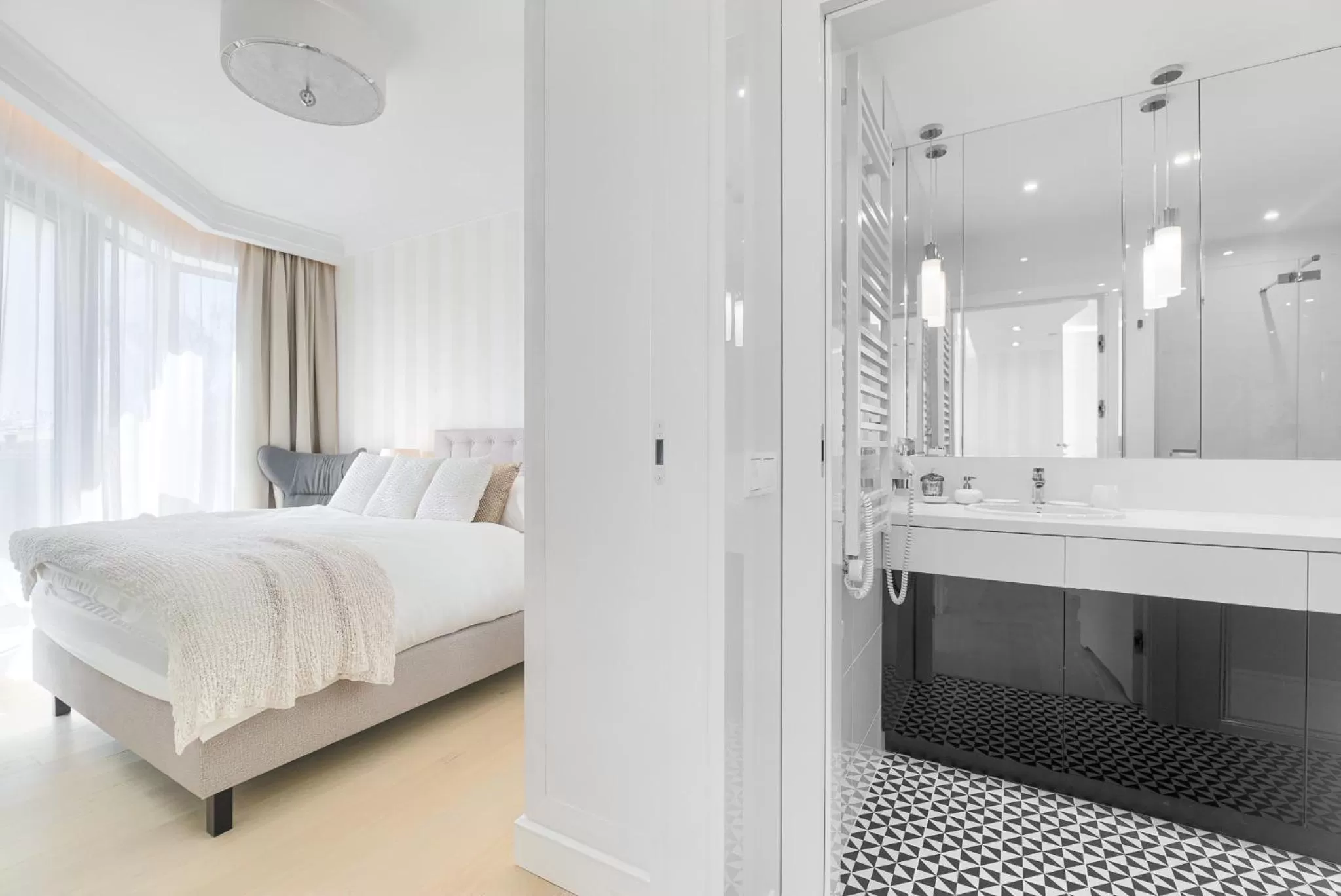 Shower, Bed in Dune Resort Mielno - C