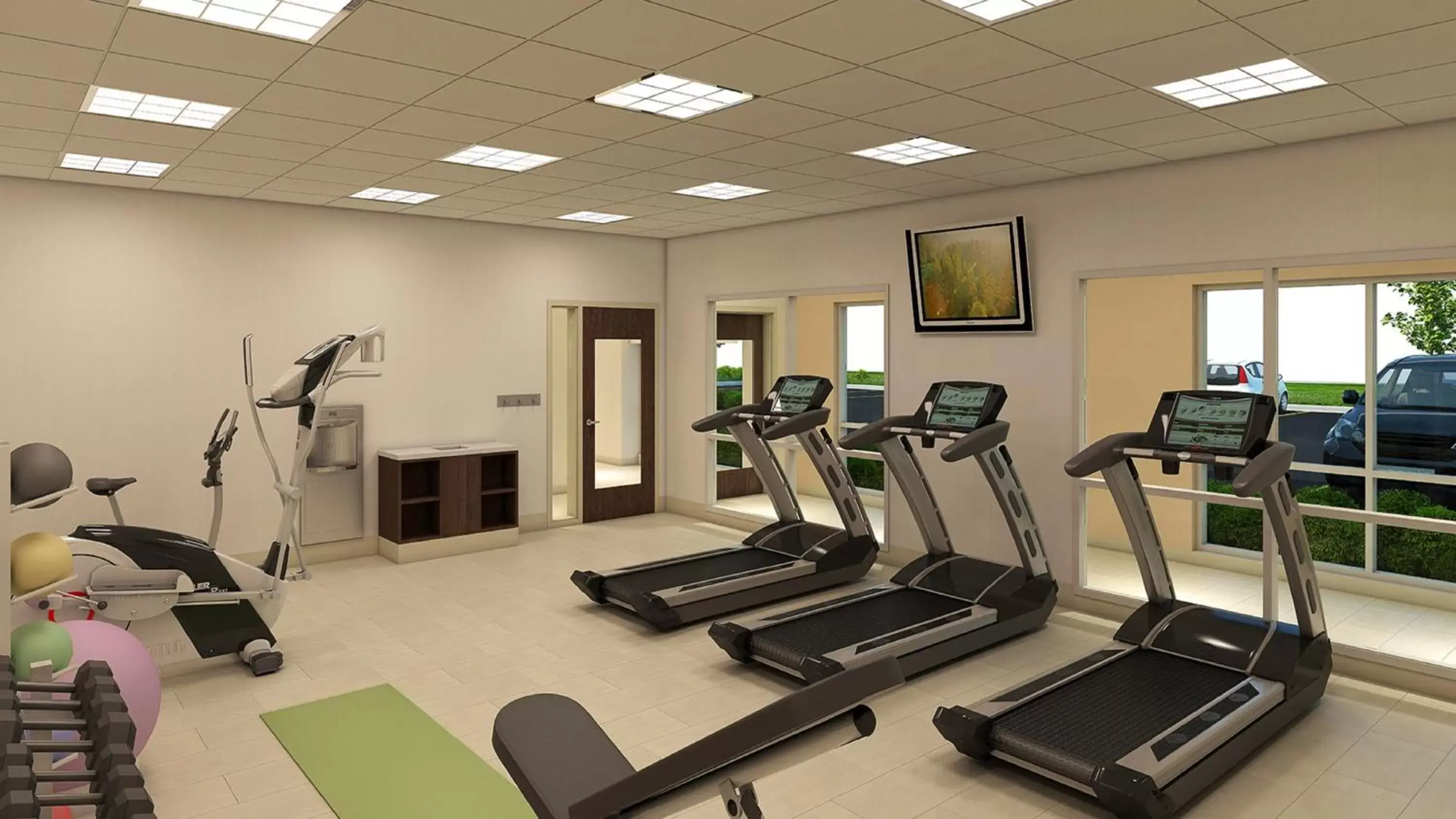 Fitness centre/facilities, Fitness Center/Facilities in Holiday Inn Express & Suites Brunswick, an IHG Hotel