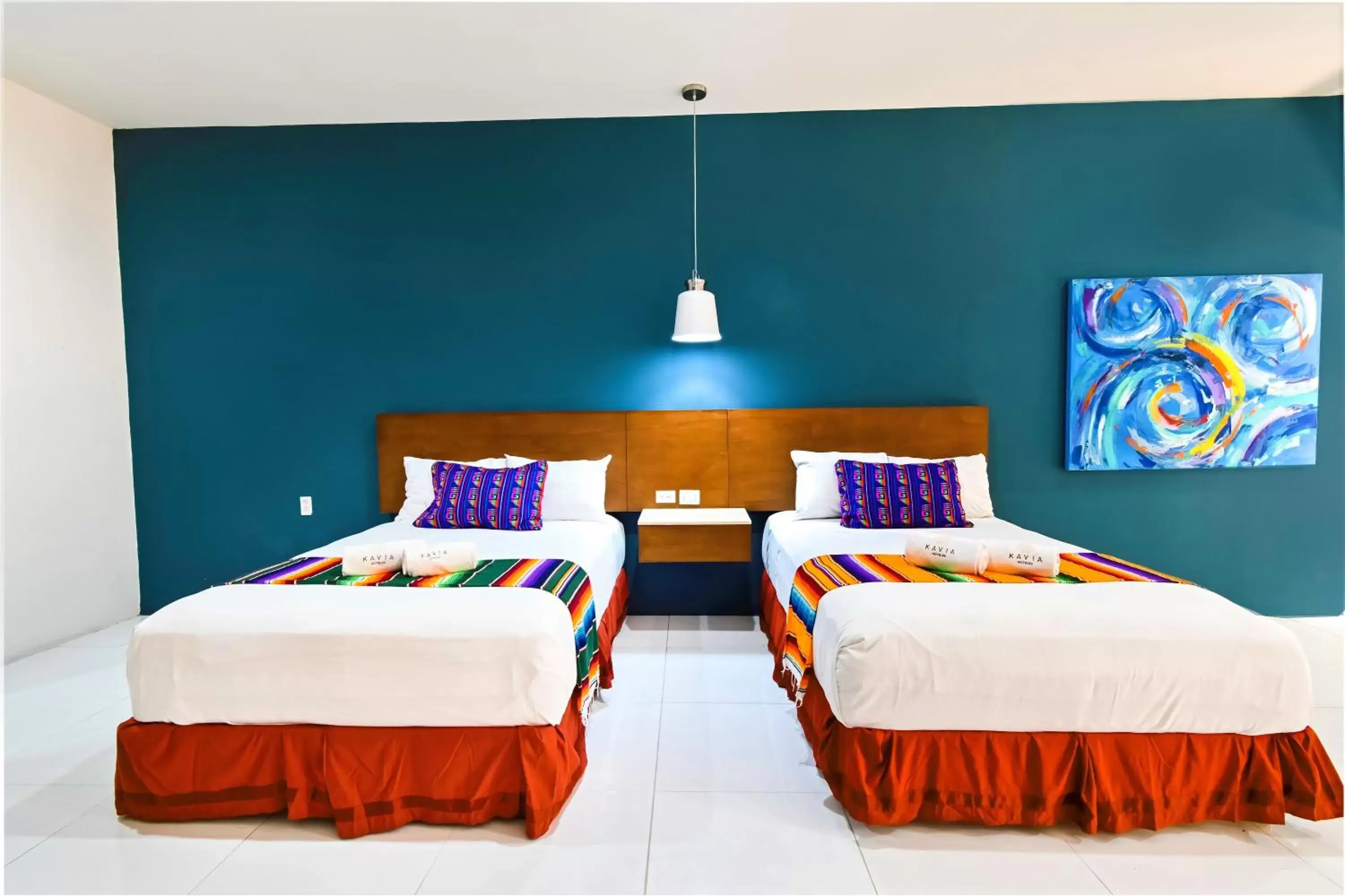 Bed in Hotel Mariachi by Kavia 5th Av