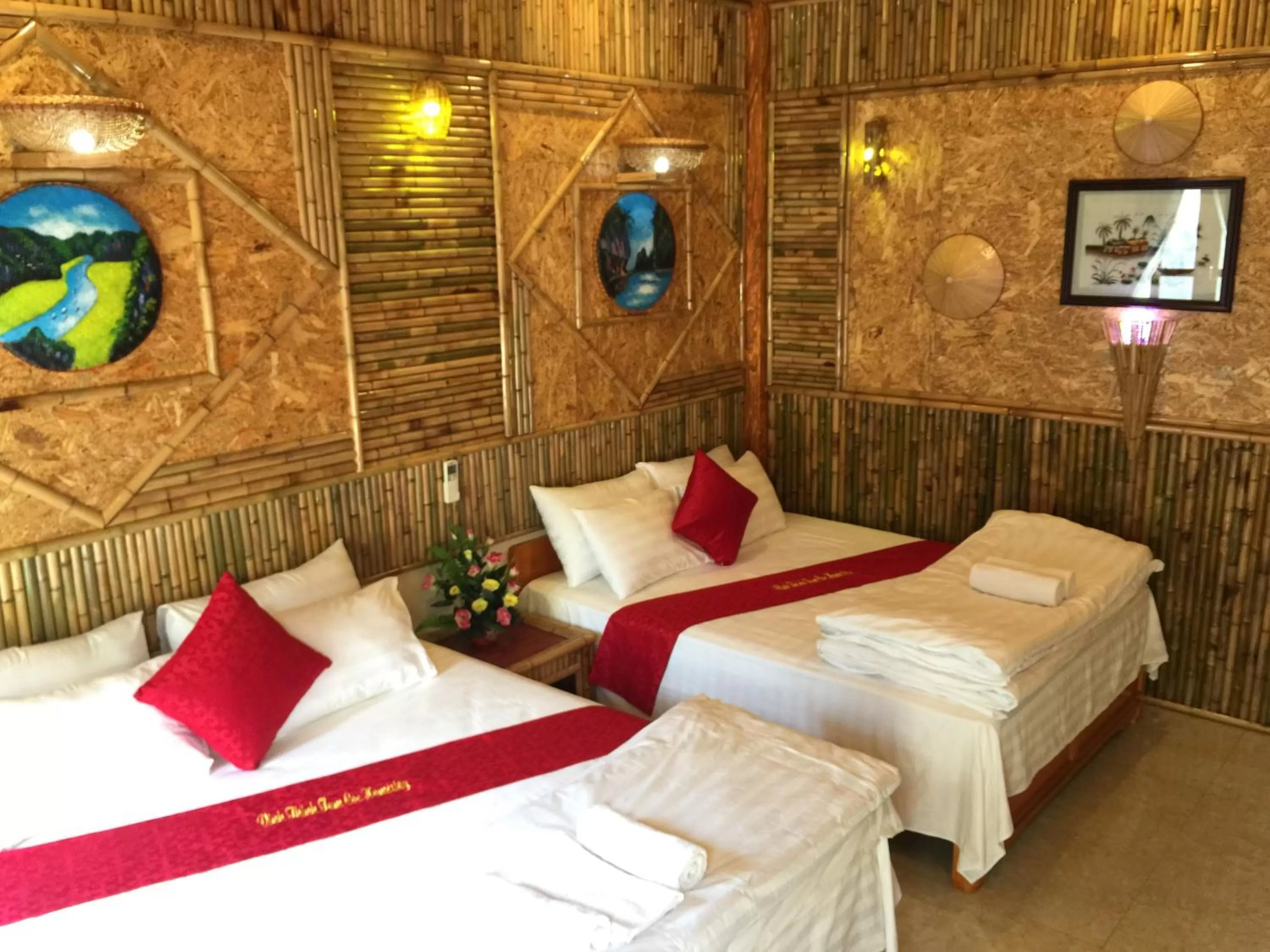 Bed in Tam Coc Vinh Thinh Homestay