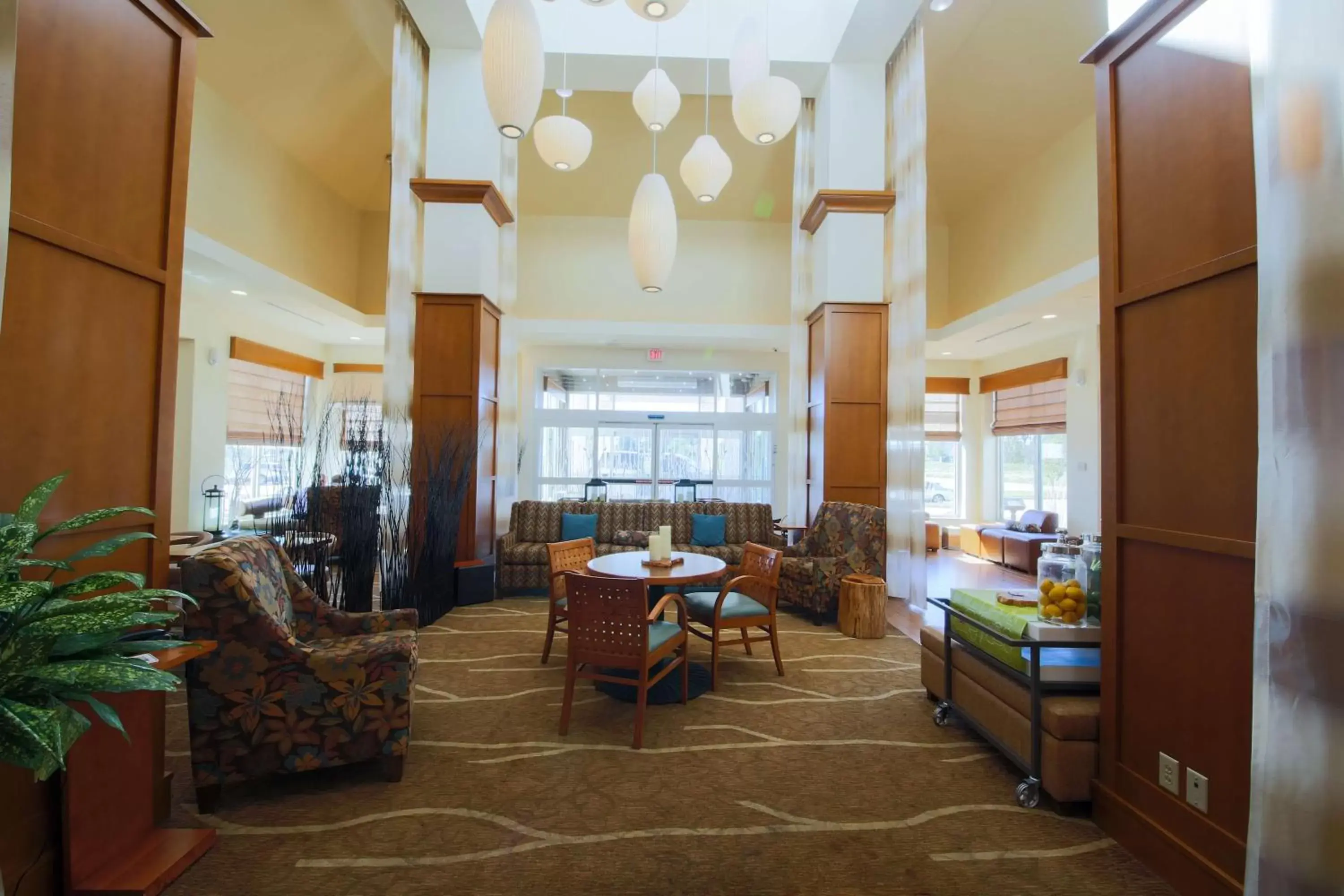 Lobby or reception in Hilton Garden Inn Cedar Falls Conference Center