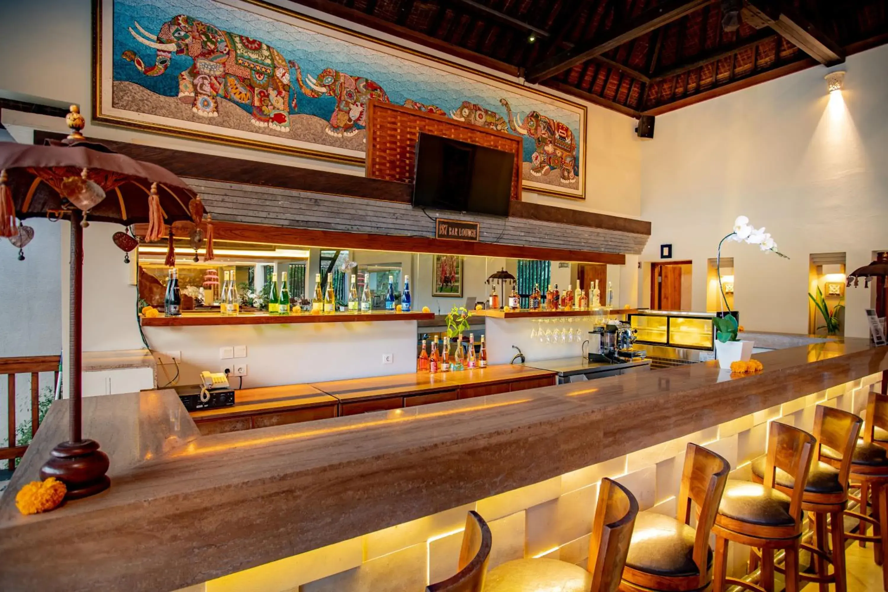 Lounge or bar, Lounge/Bar in The Lokha Ubud Resort Villas and Spa