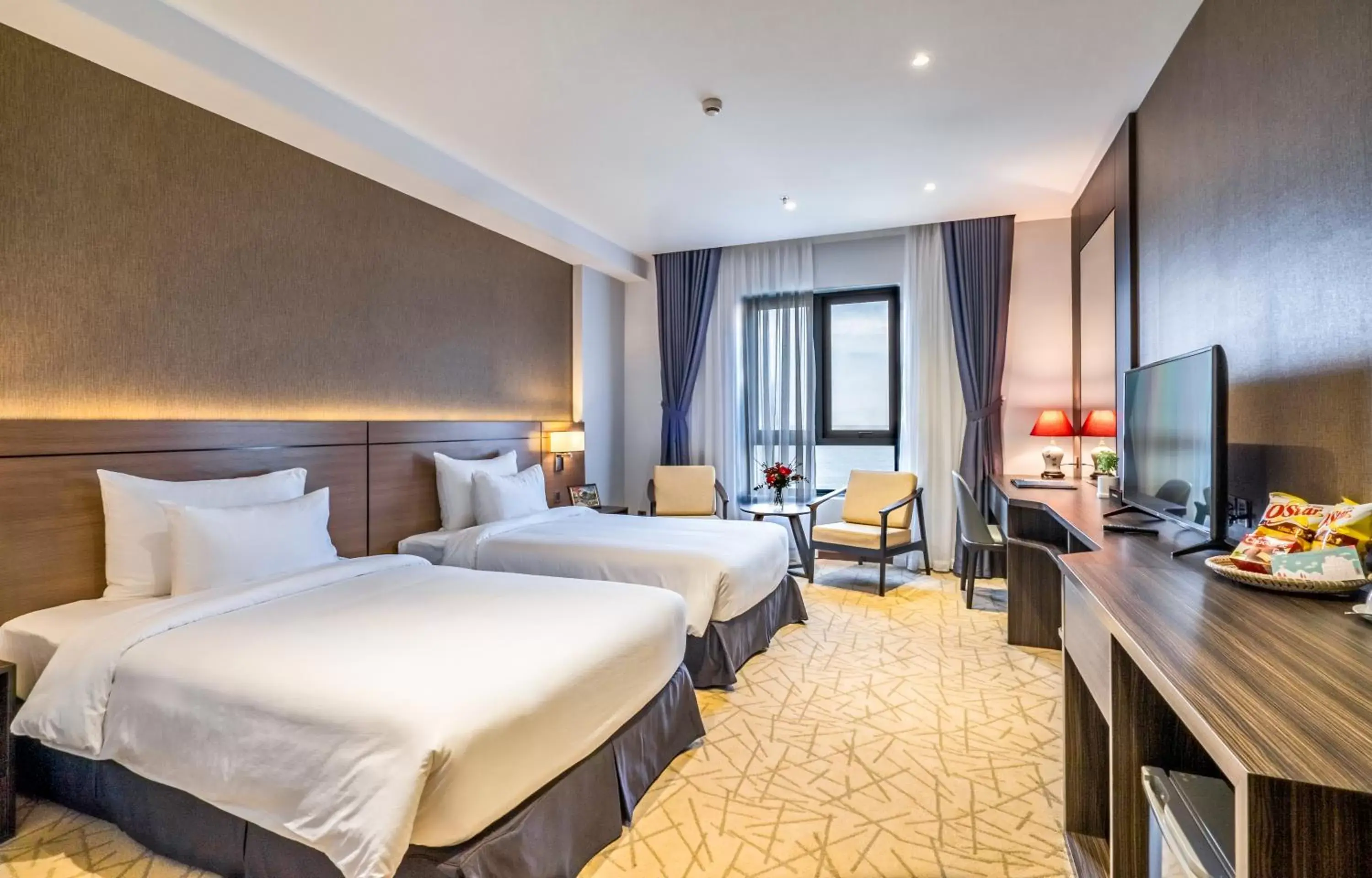 Bed in The Cap Hotel Bed in The Cap Hotel