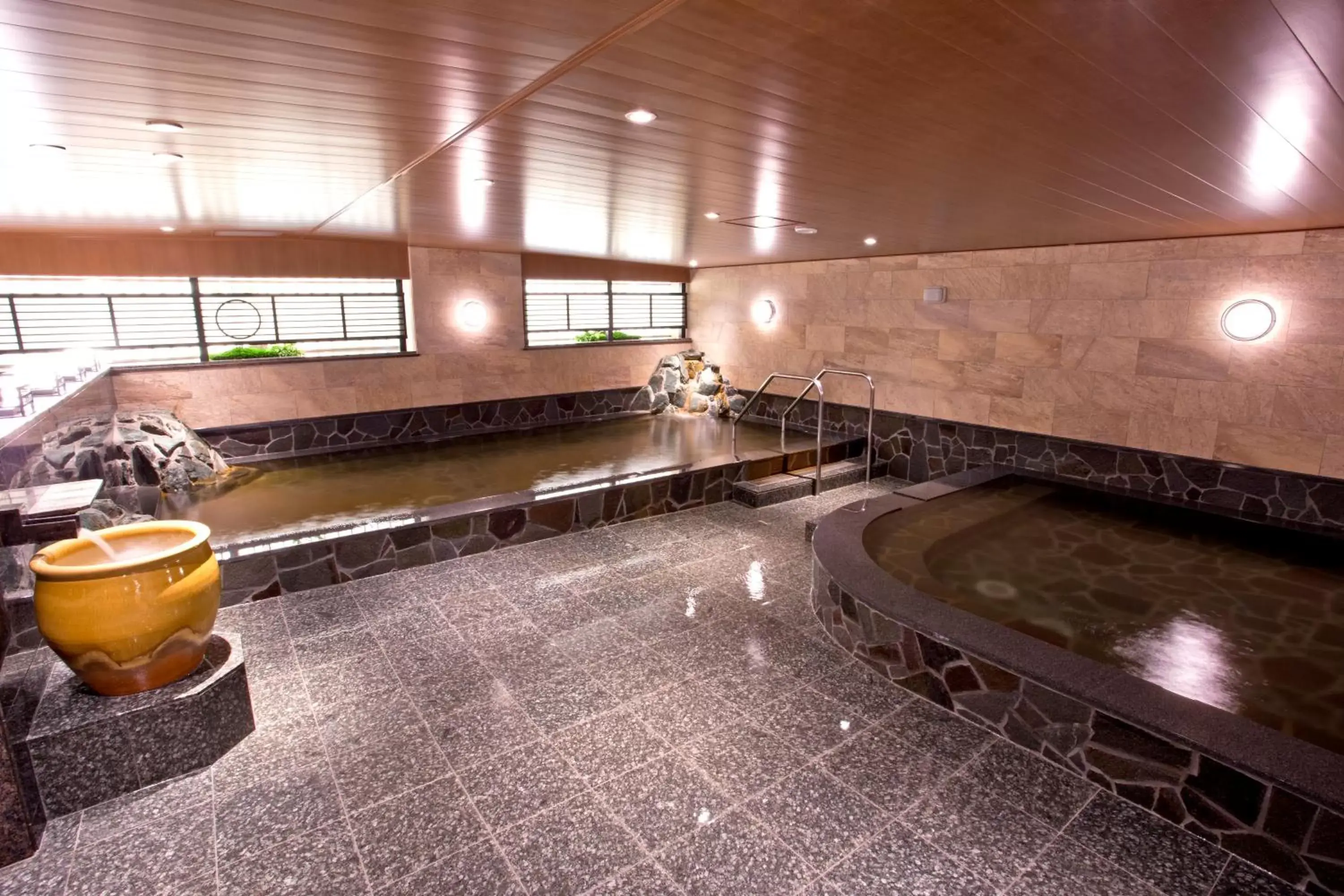 Hot Spring Bath, Bathroom in Natural Hot Spring Yaoji Hakata Hotel