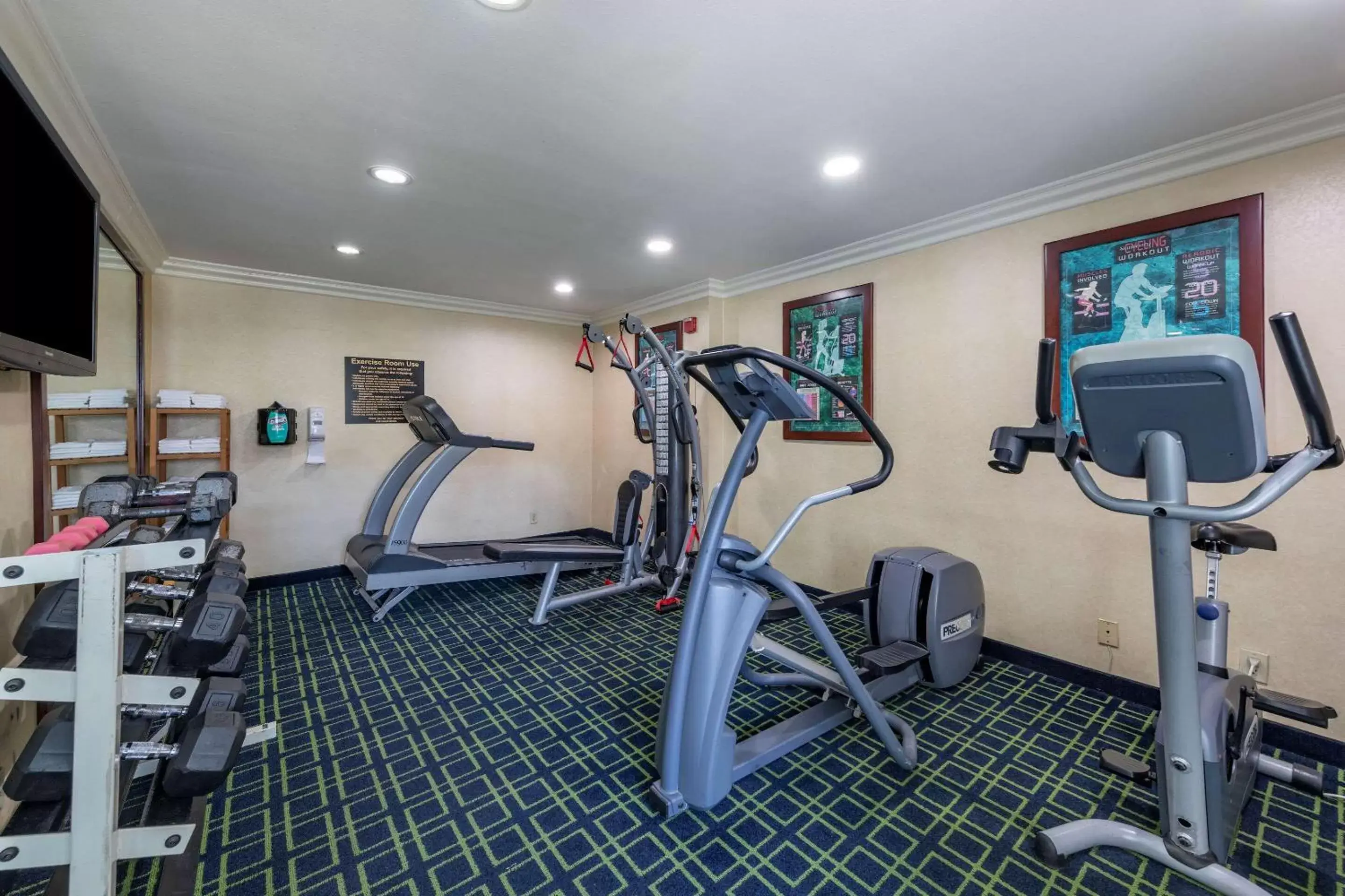 Fitness centre/facilities, Fitness Center/Facilities in Quality Inn Placentia Anaheim Fullerton