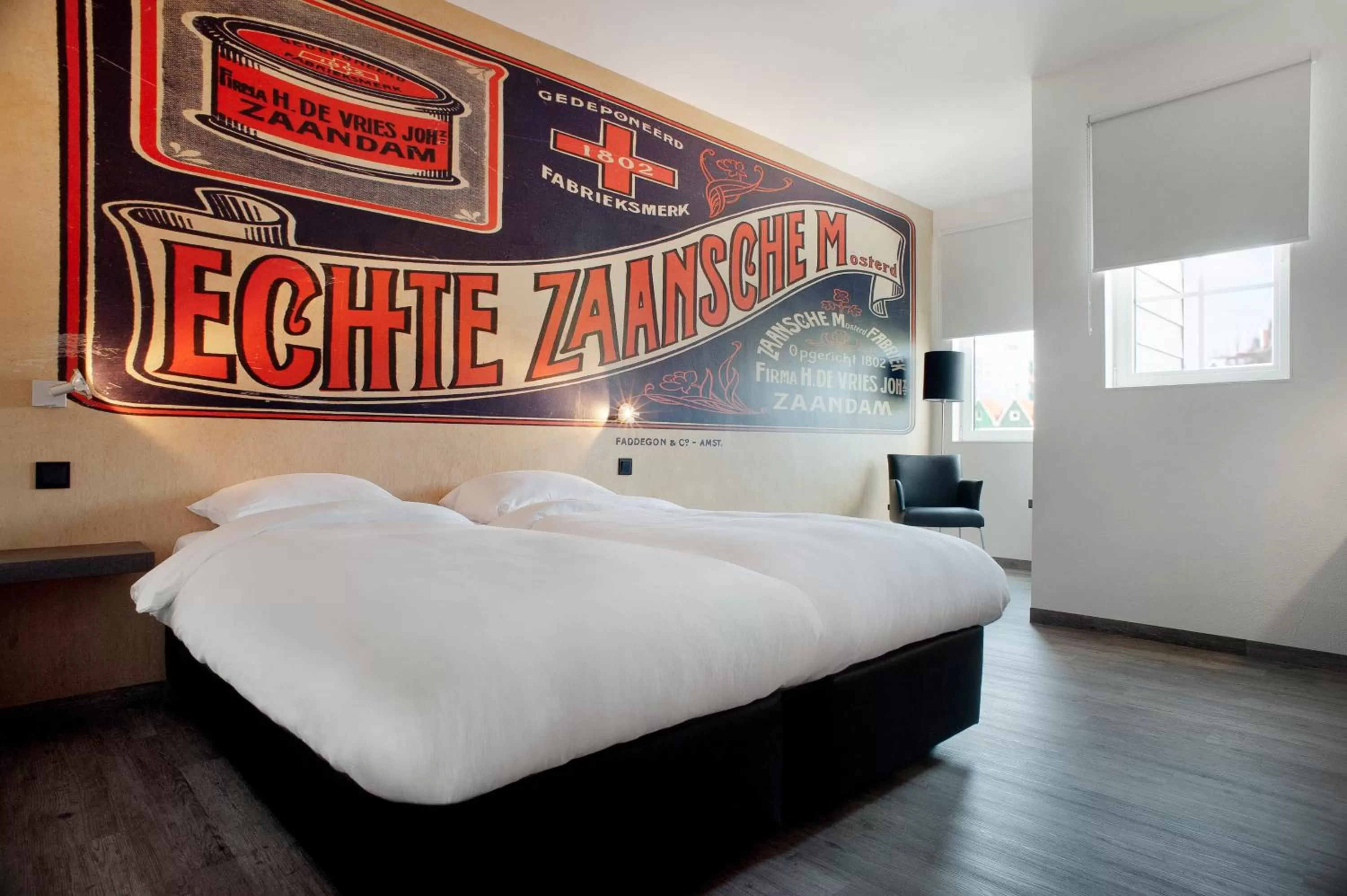 Bed in Inntel Hotels Amsterdam Zaandam