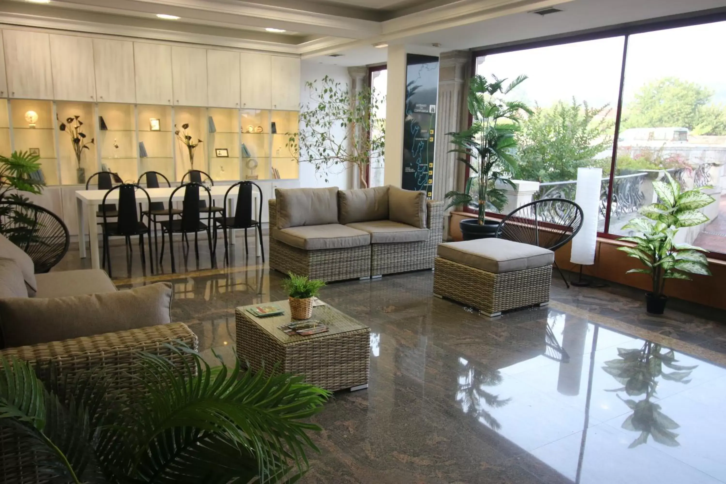 Lobby or reception in Hotel Alfonso I