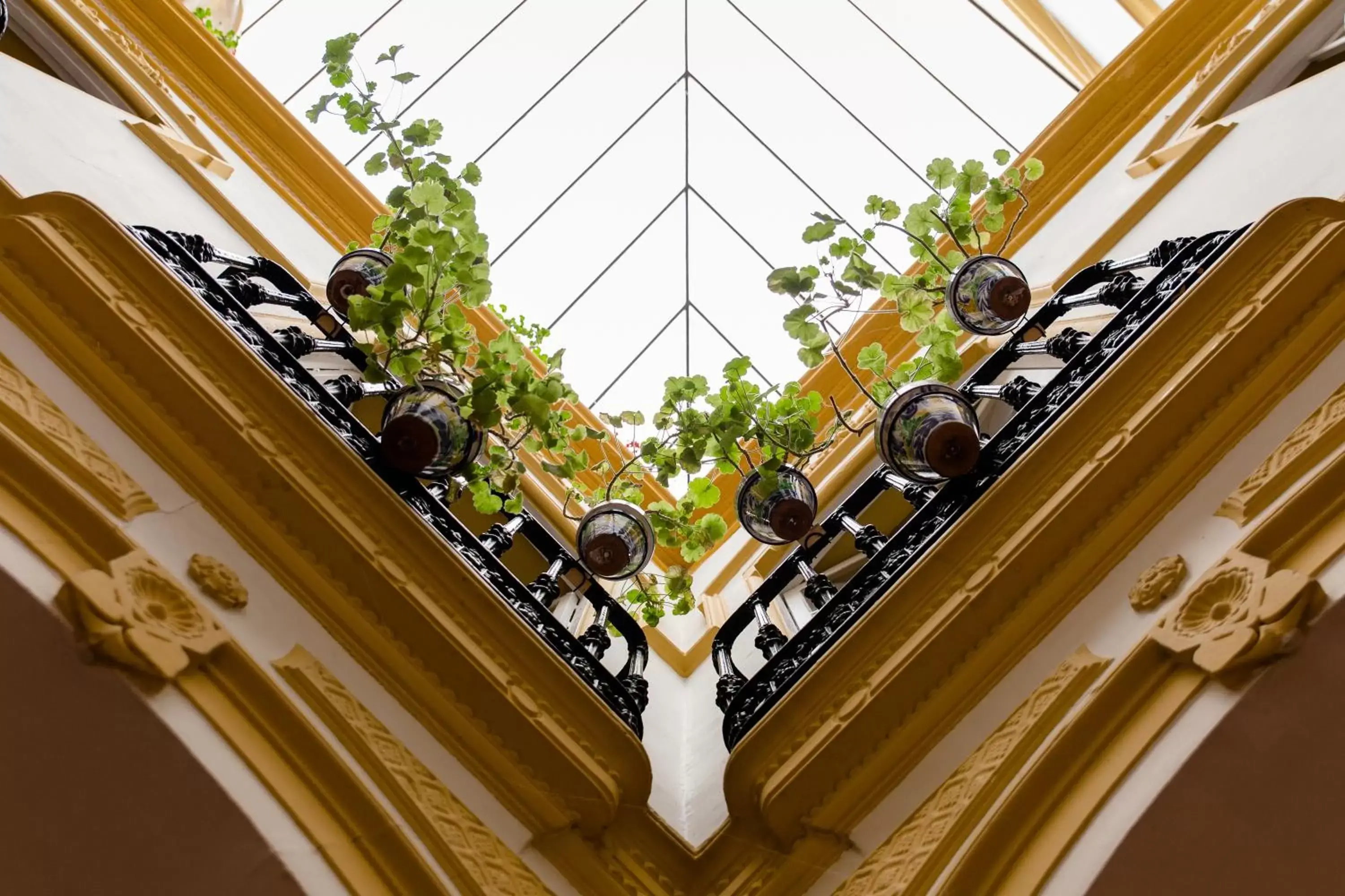 Patio in Hotel Abanico