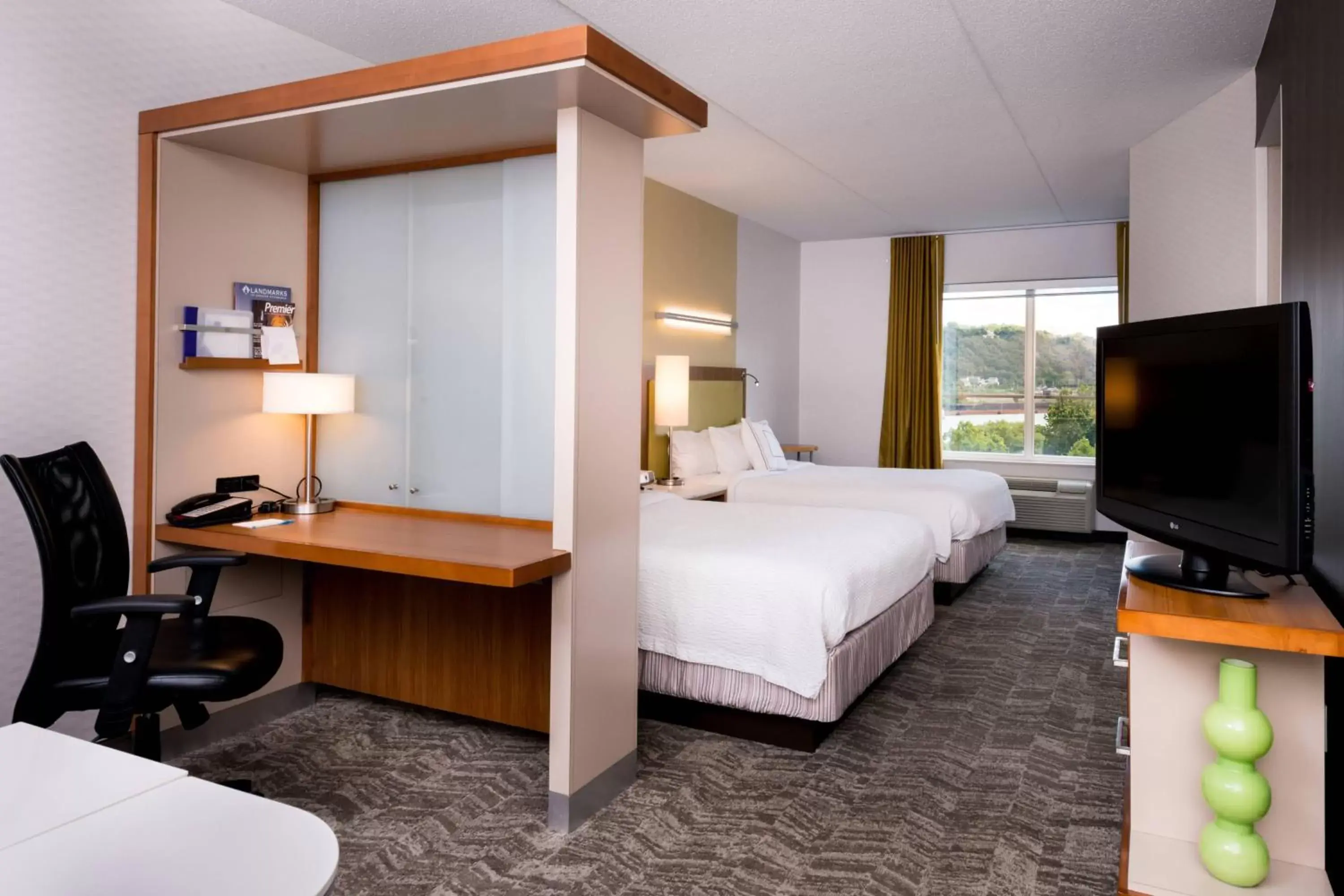 Photo of the whole room, Bed in SpringHill Suites Pittsburgh Southside Works