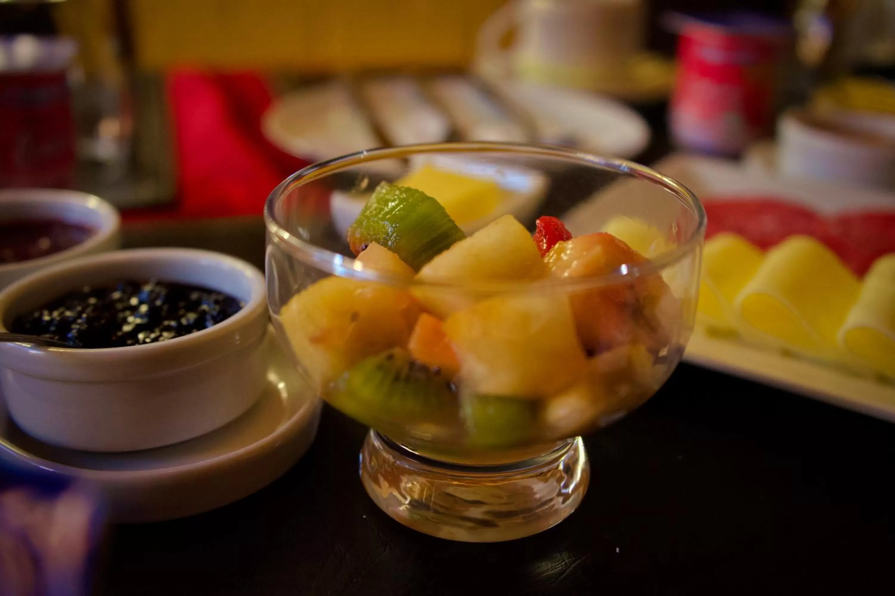 Continental breakfast in Casa Roble Añejo Bed & Breakfast