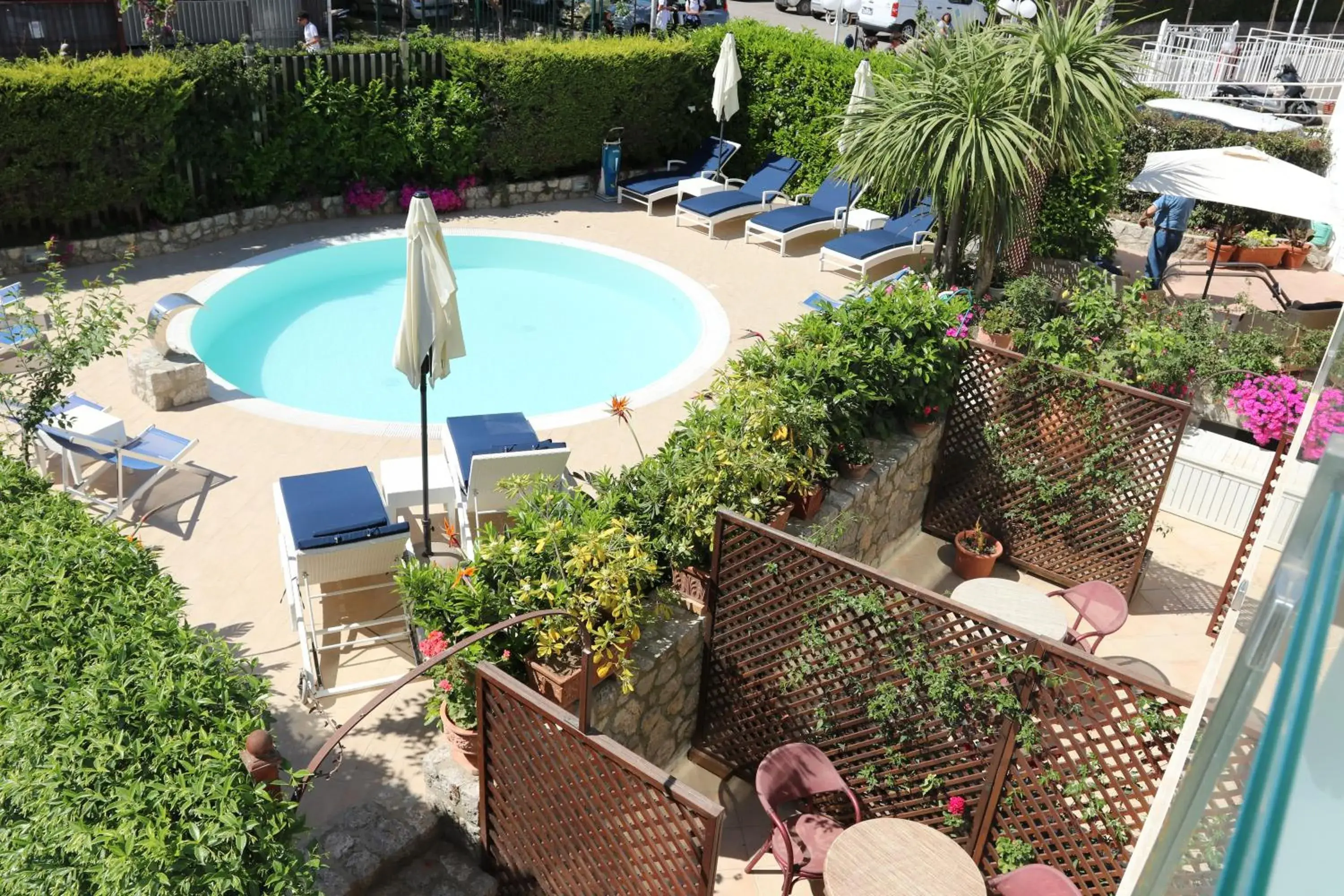 Pool View in Hotel Bougainville