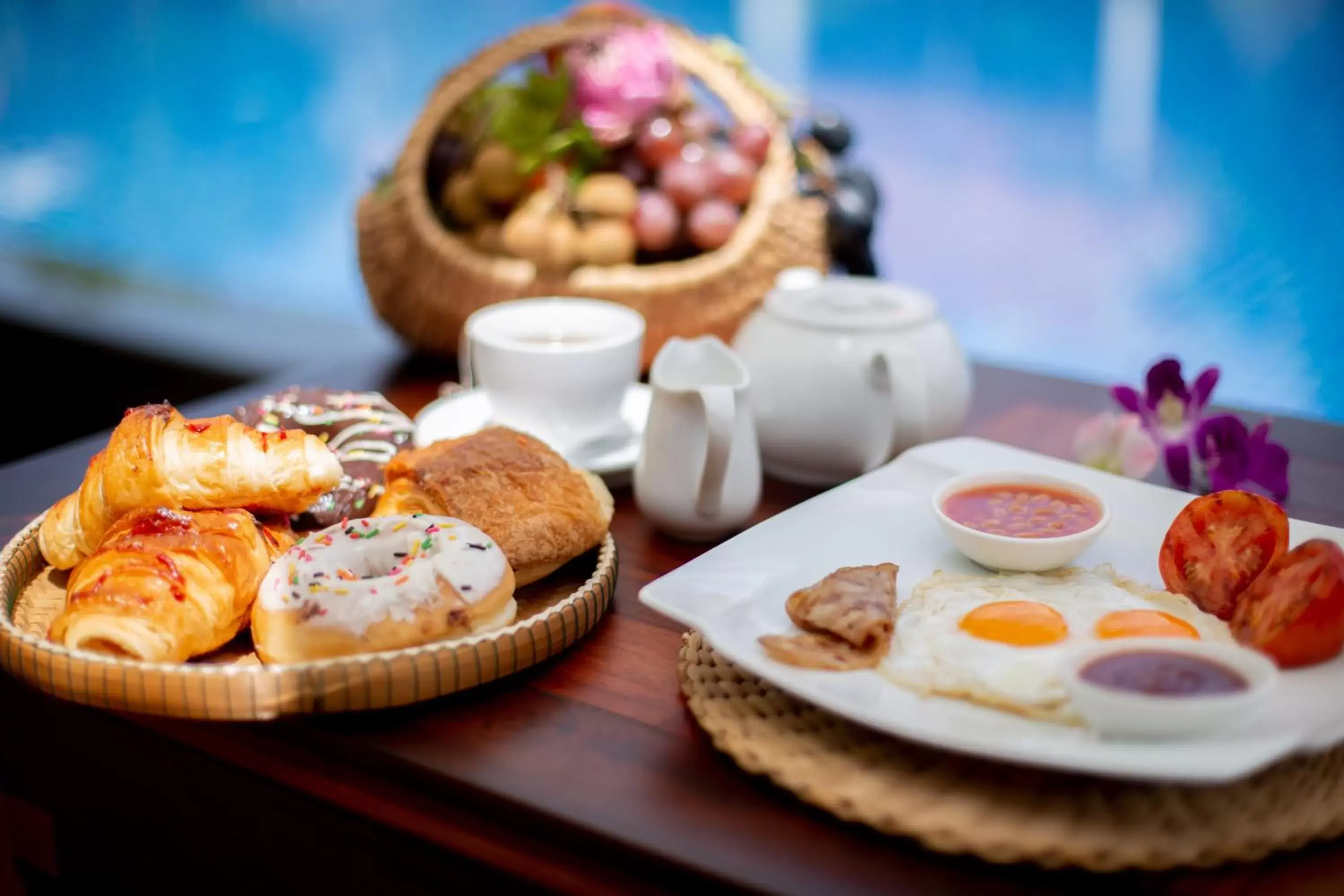 Continental breakfast in Angkor Privilege Resort & Spa