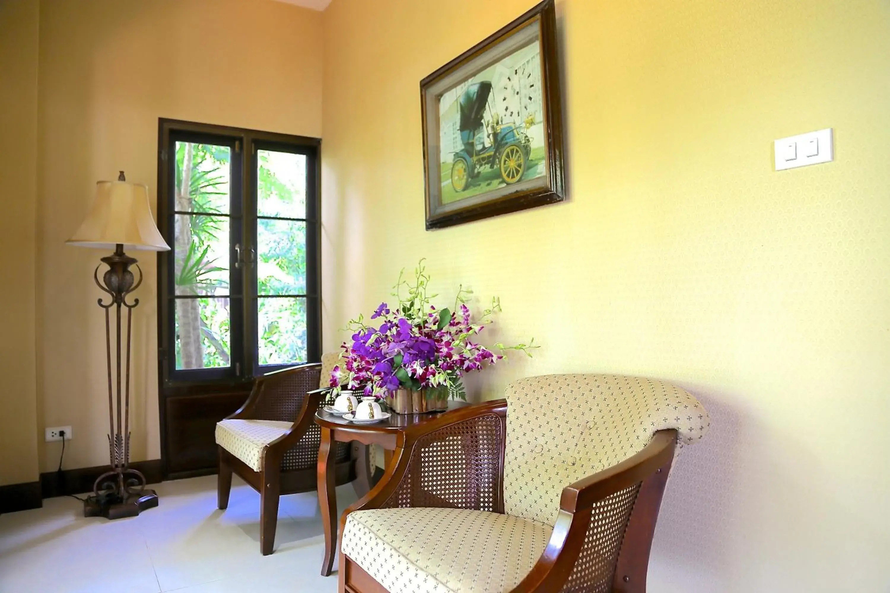 Decorative detail, Seating Area in Oriental Siam Resort