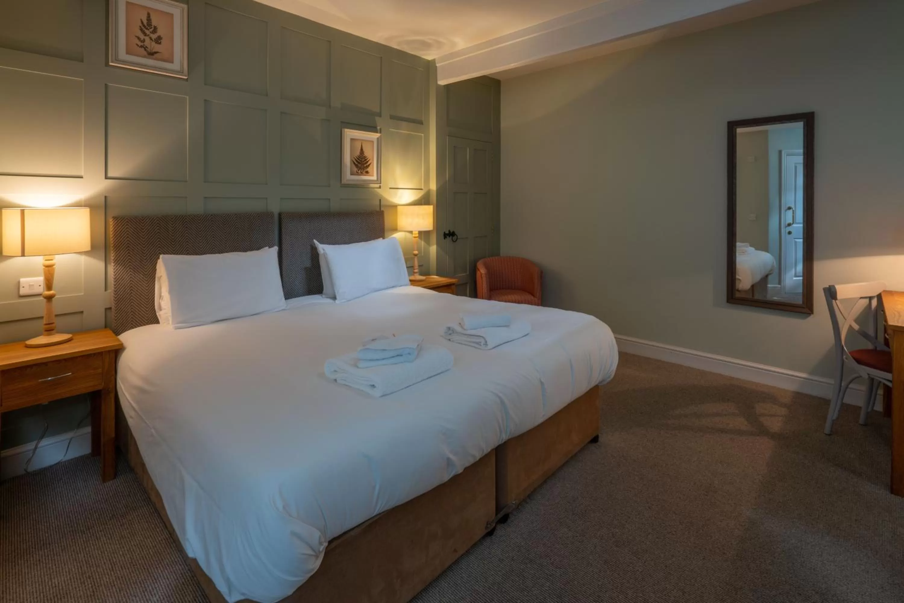 Bed in The Kings Arms Hotel