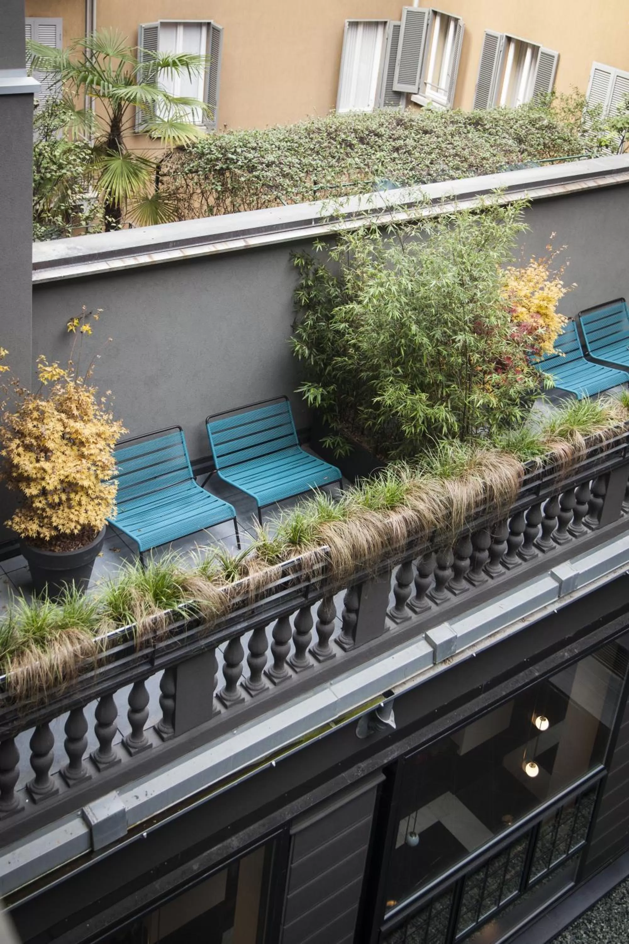 Balcony/Terrace in Senato Hotel Milano