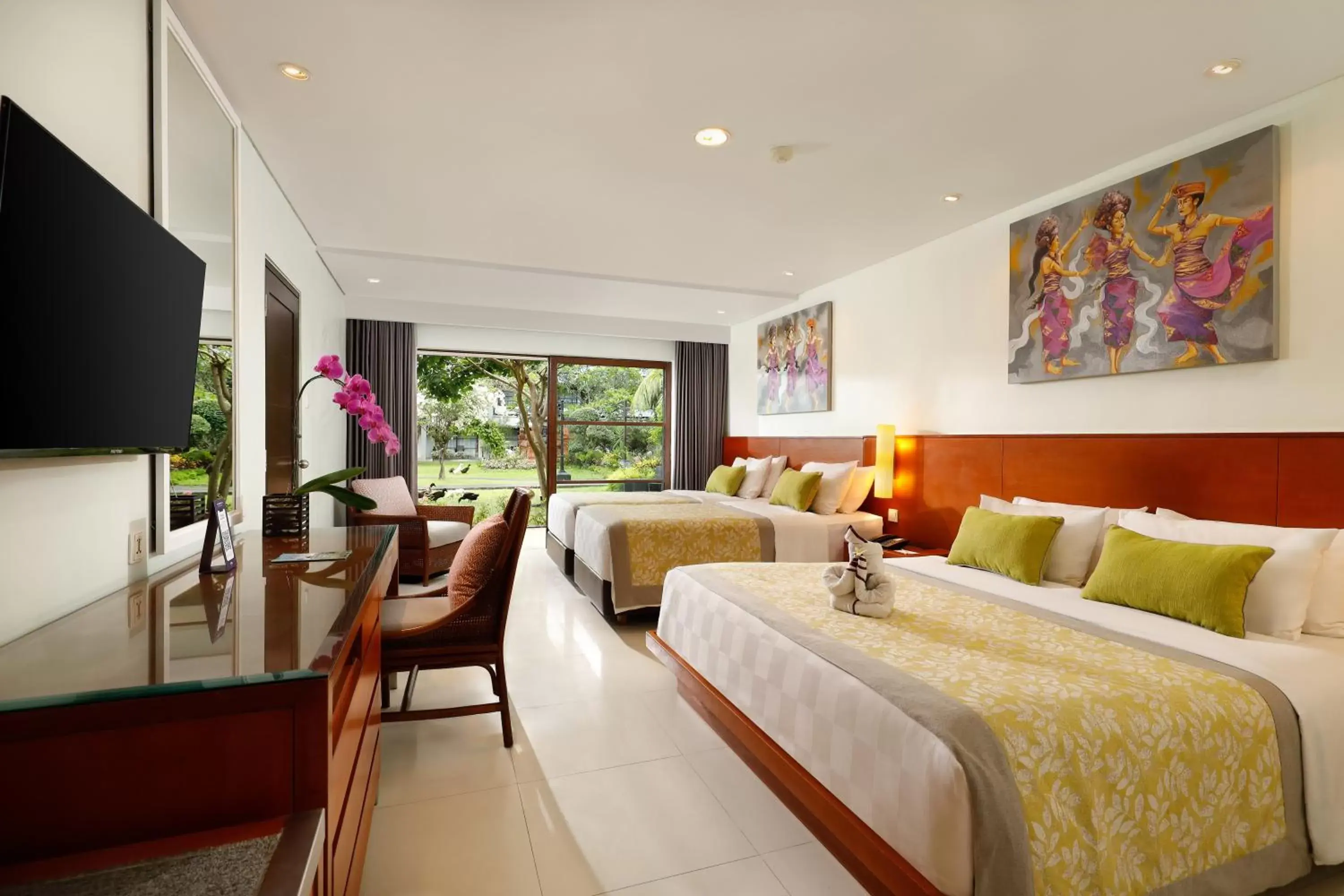 Bed in Bali Dynasty Resort