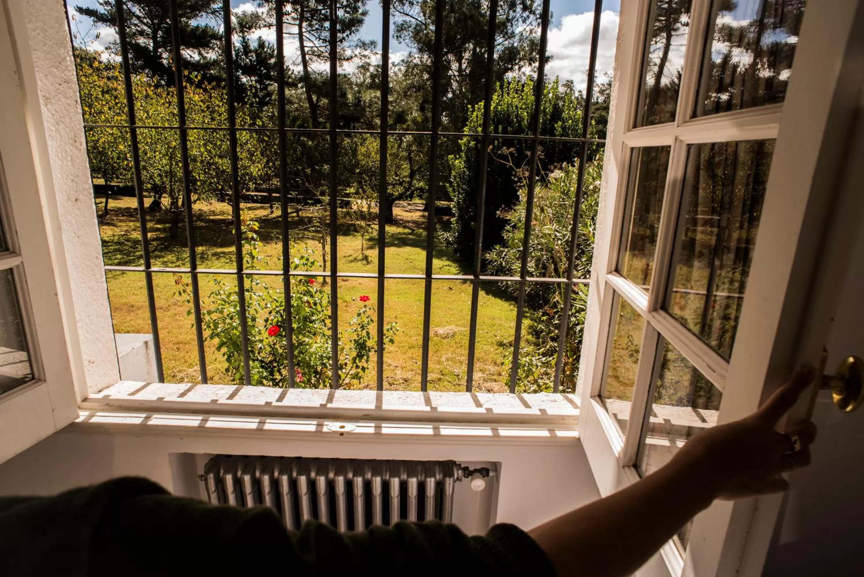 Garden view in Estancia Ave María