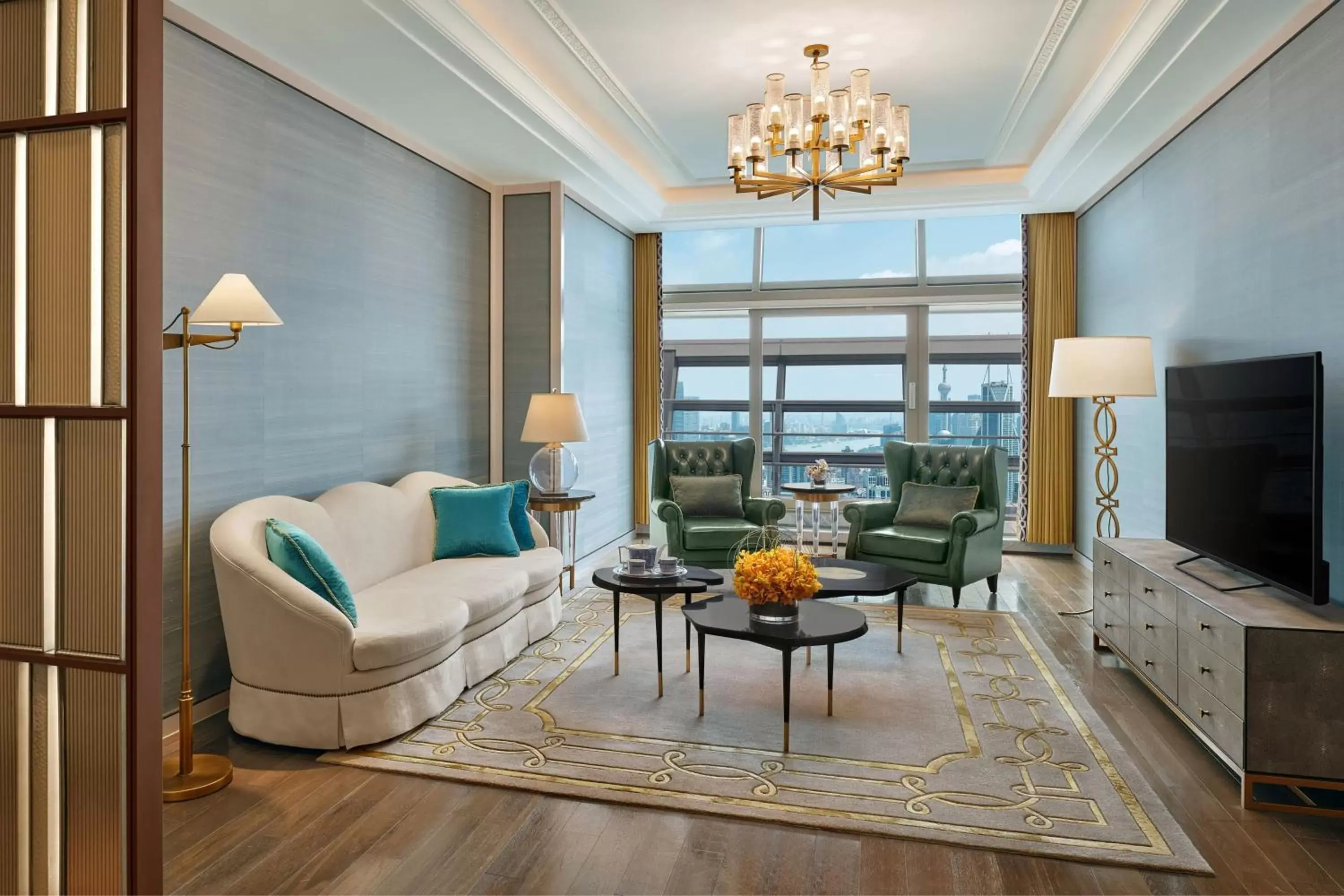 Living room, Seating Area in The St. Regis Shanghai Jingan