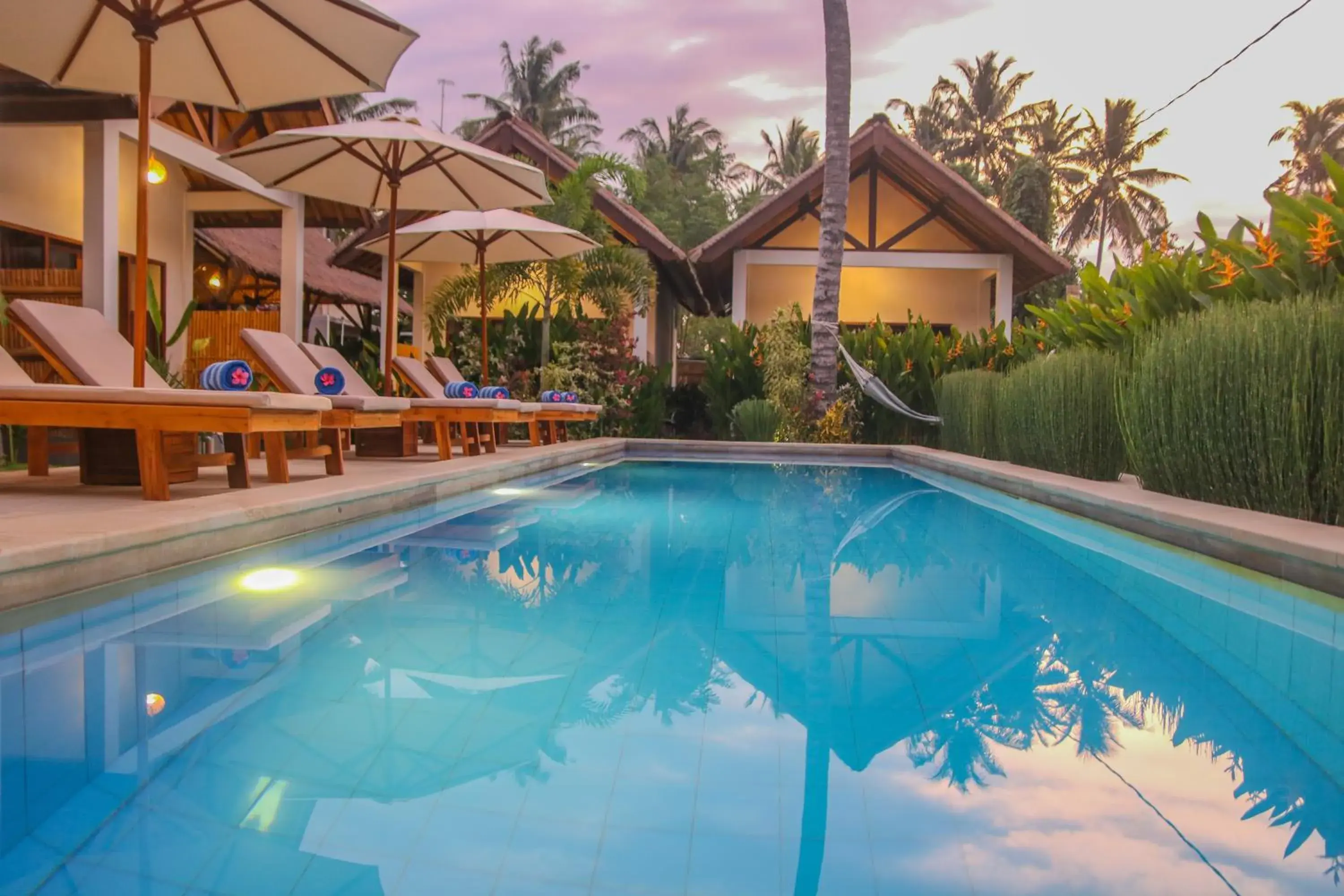 Swimming Pool in Cozy Cottages Lombok