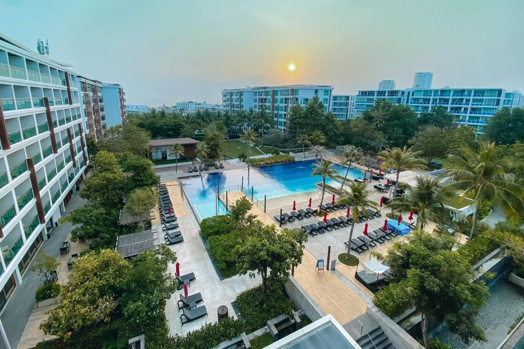 Bird's eye view in Amari Hua Hin