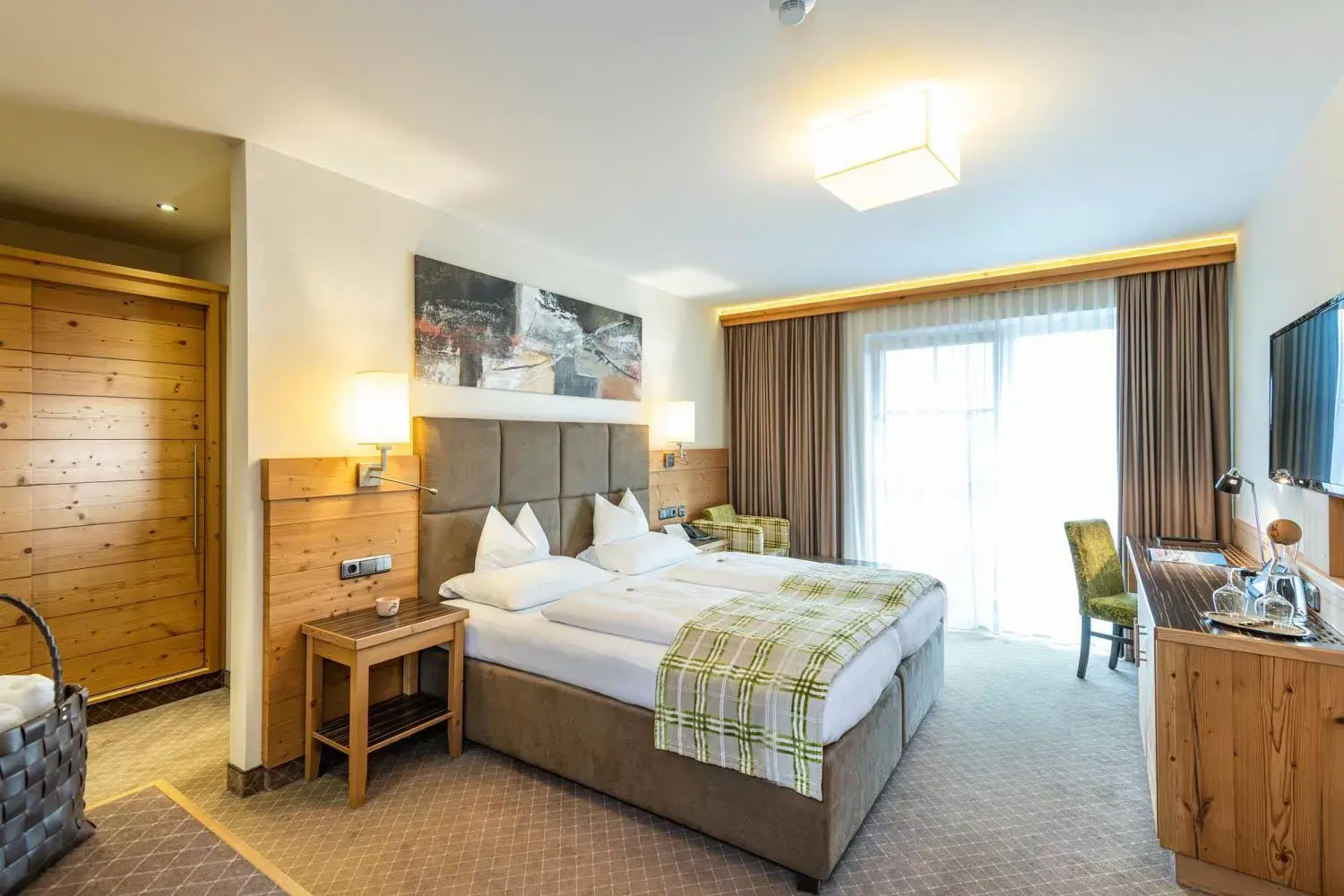 Bed in Hotel Garni Melanie Bed in Hotel Garni Melanie