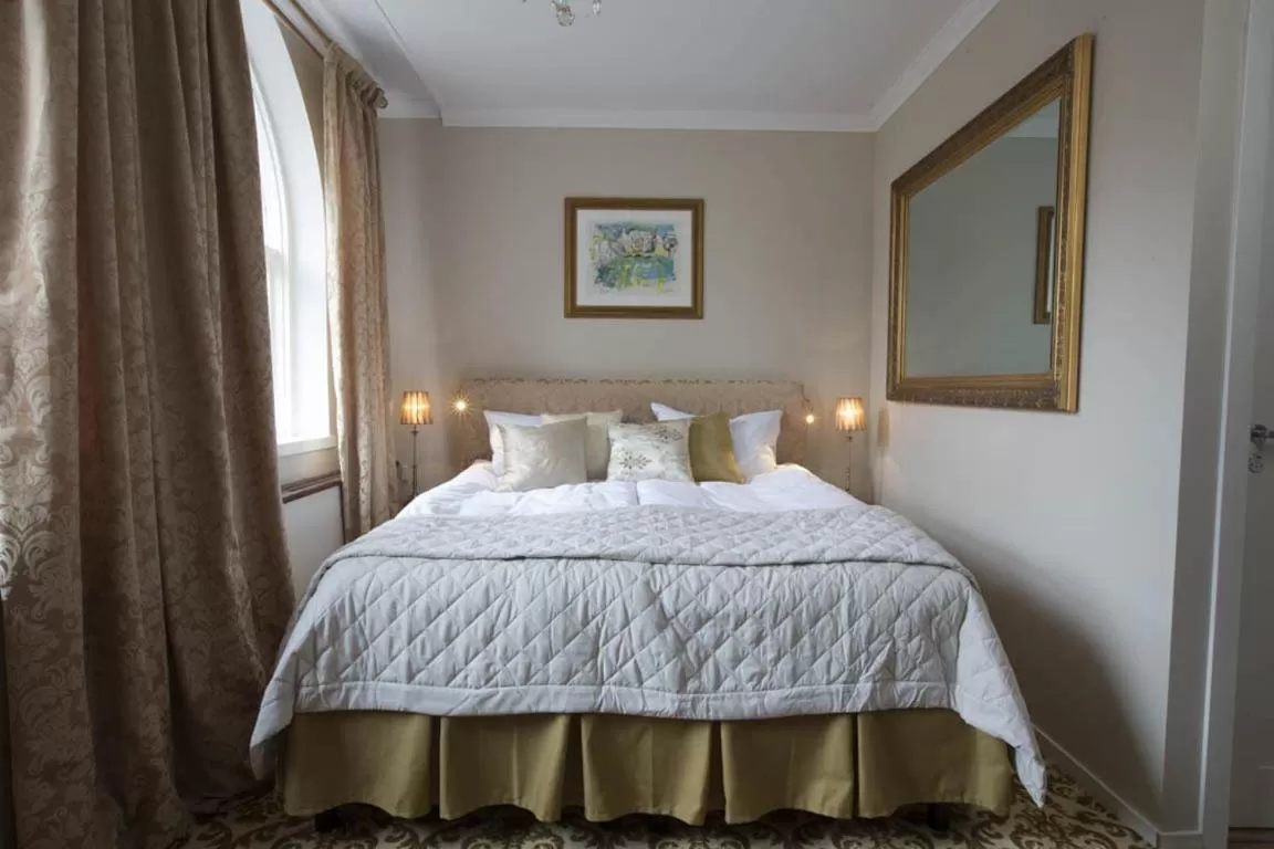 Bed in Sockerslottet Hotell