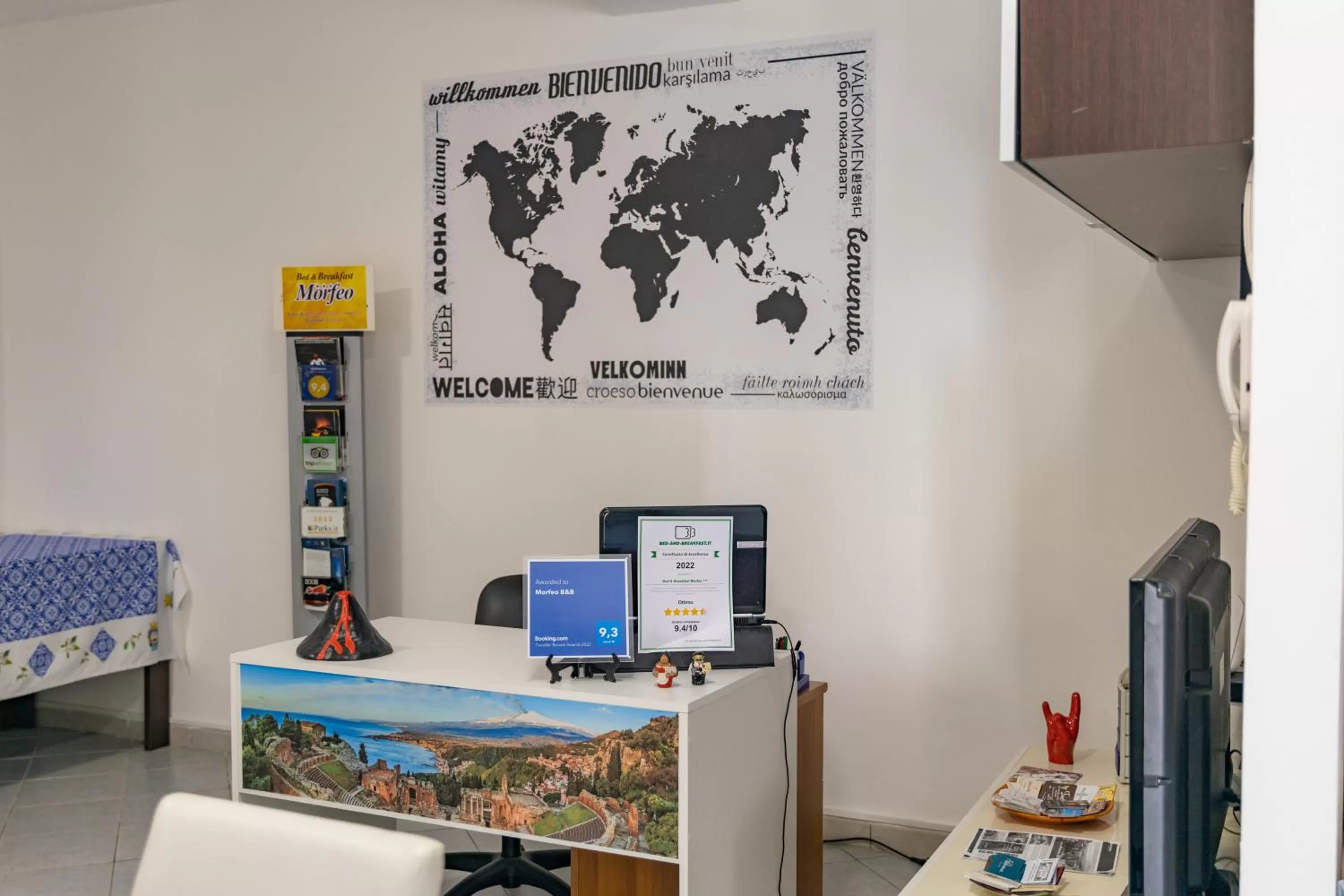 Lobby or reception in Morfeo B&B