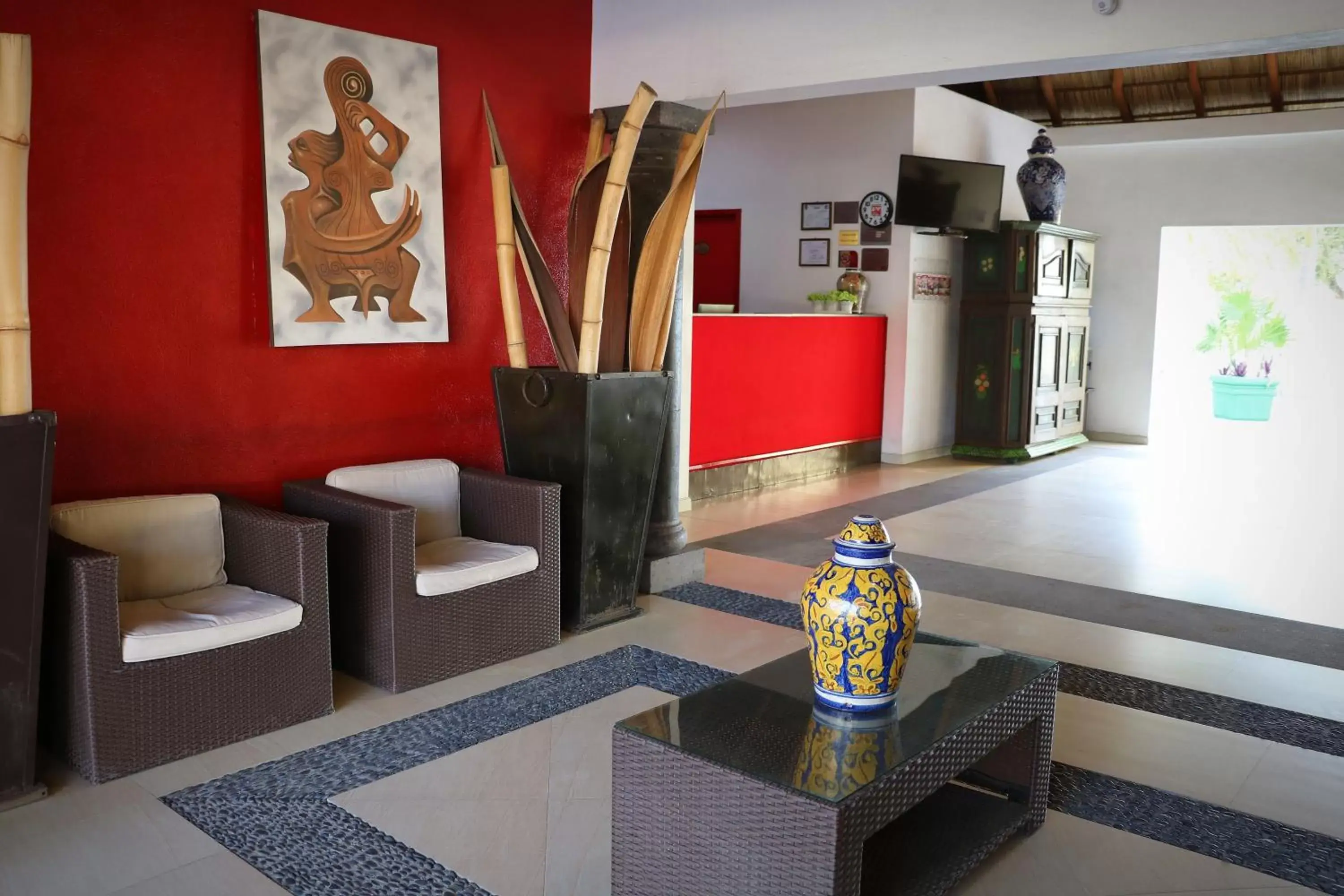 Living room, Lobby/Reception in Zar Manzanillo