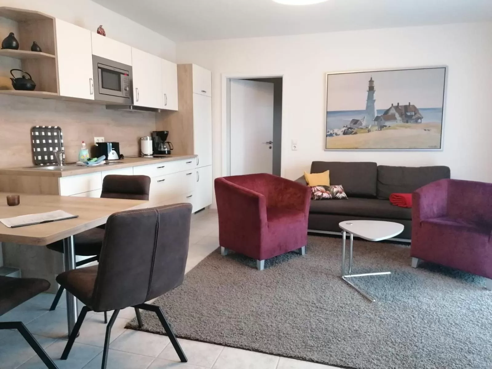 Living room in Mare Balticum Urlaub auf Rügen