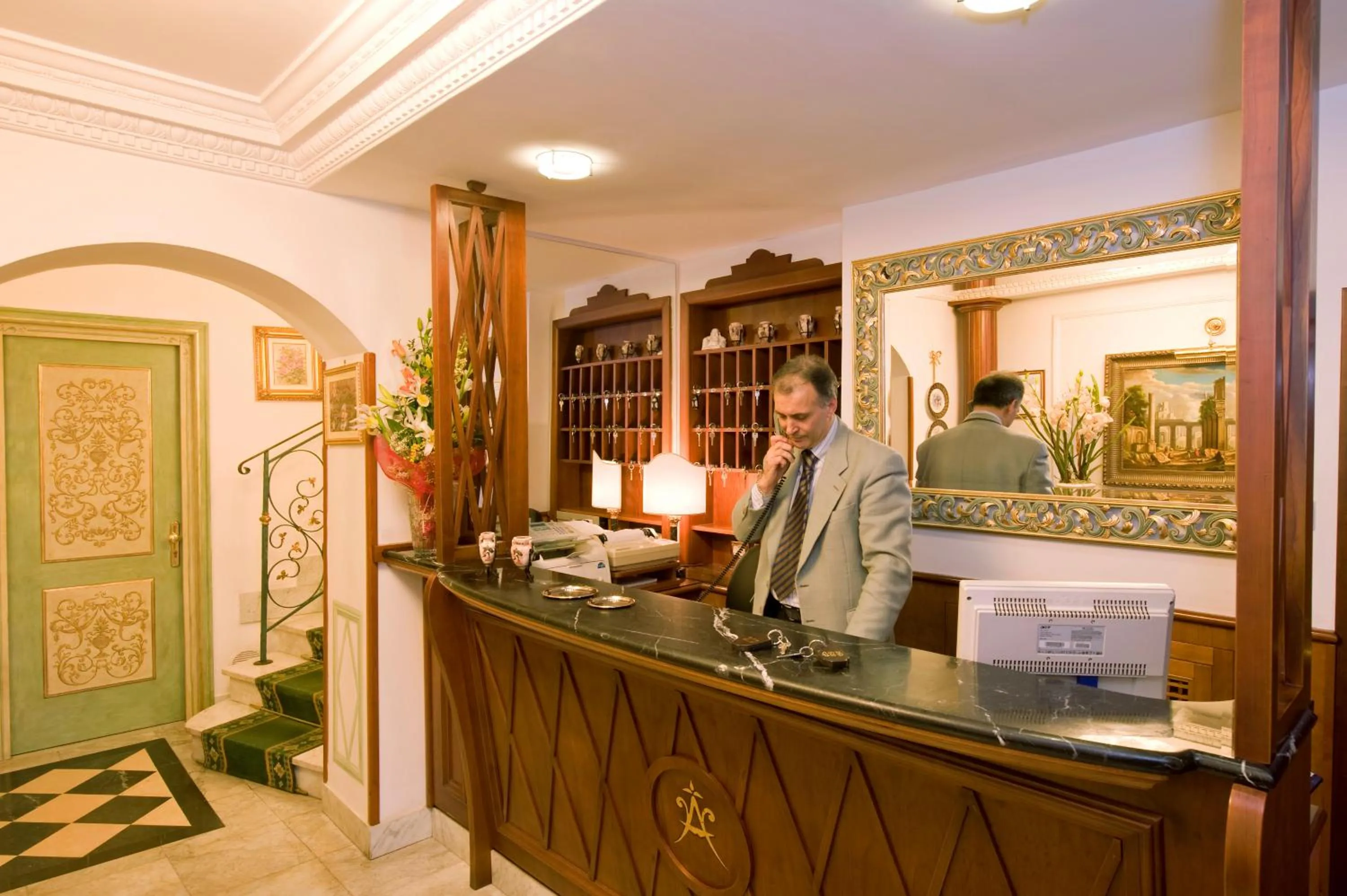 Lobby or reception in Hotel Amalfi