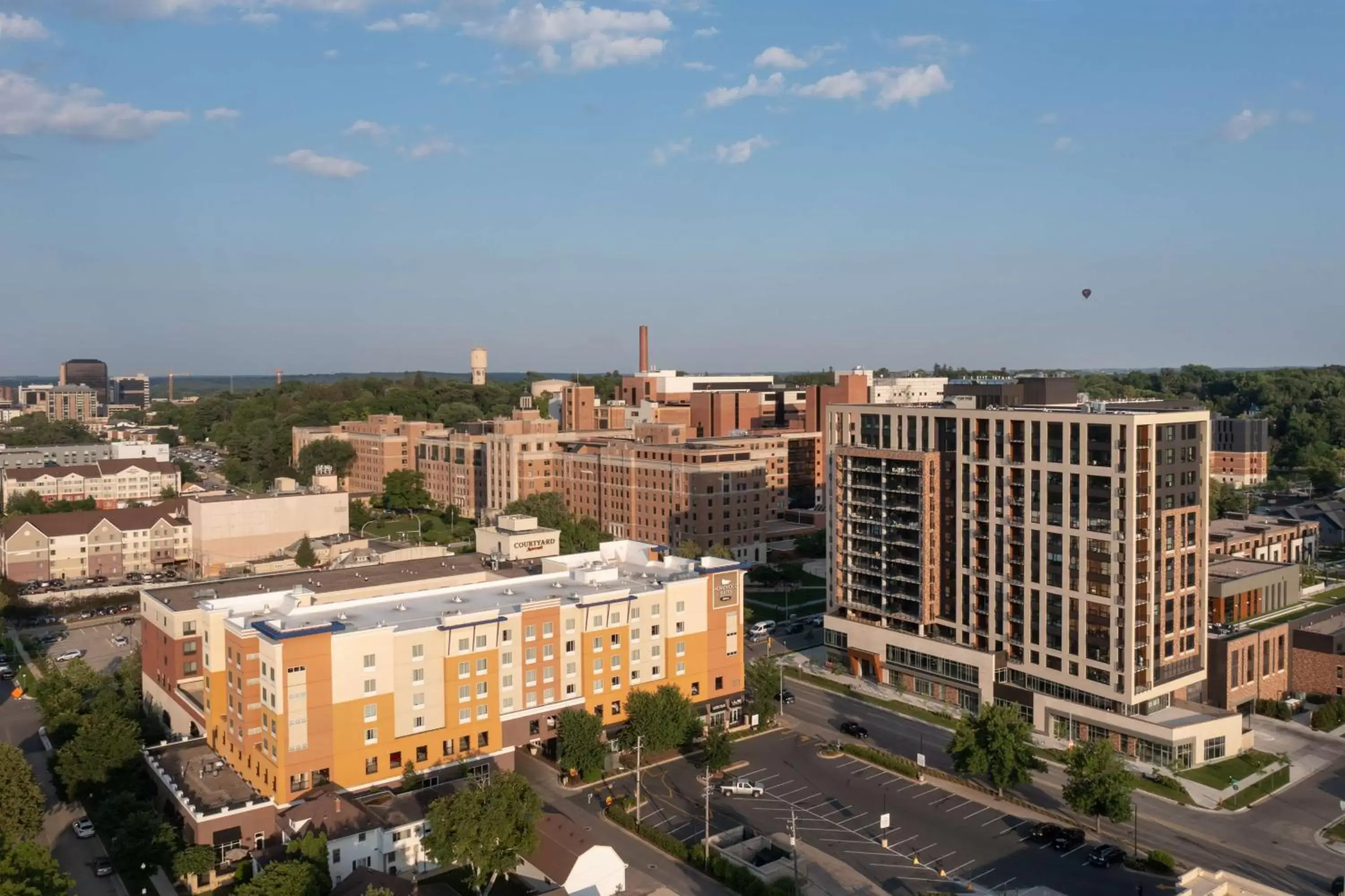 Property building, Bird's-eye View in Homewood Suites by Hilton Rochester Mayo Clinic-St. Marys Campus