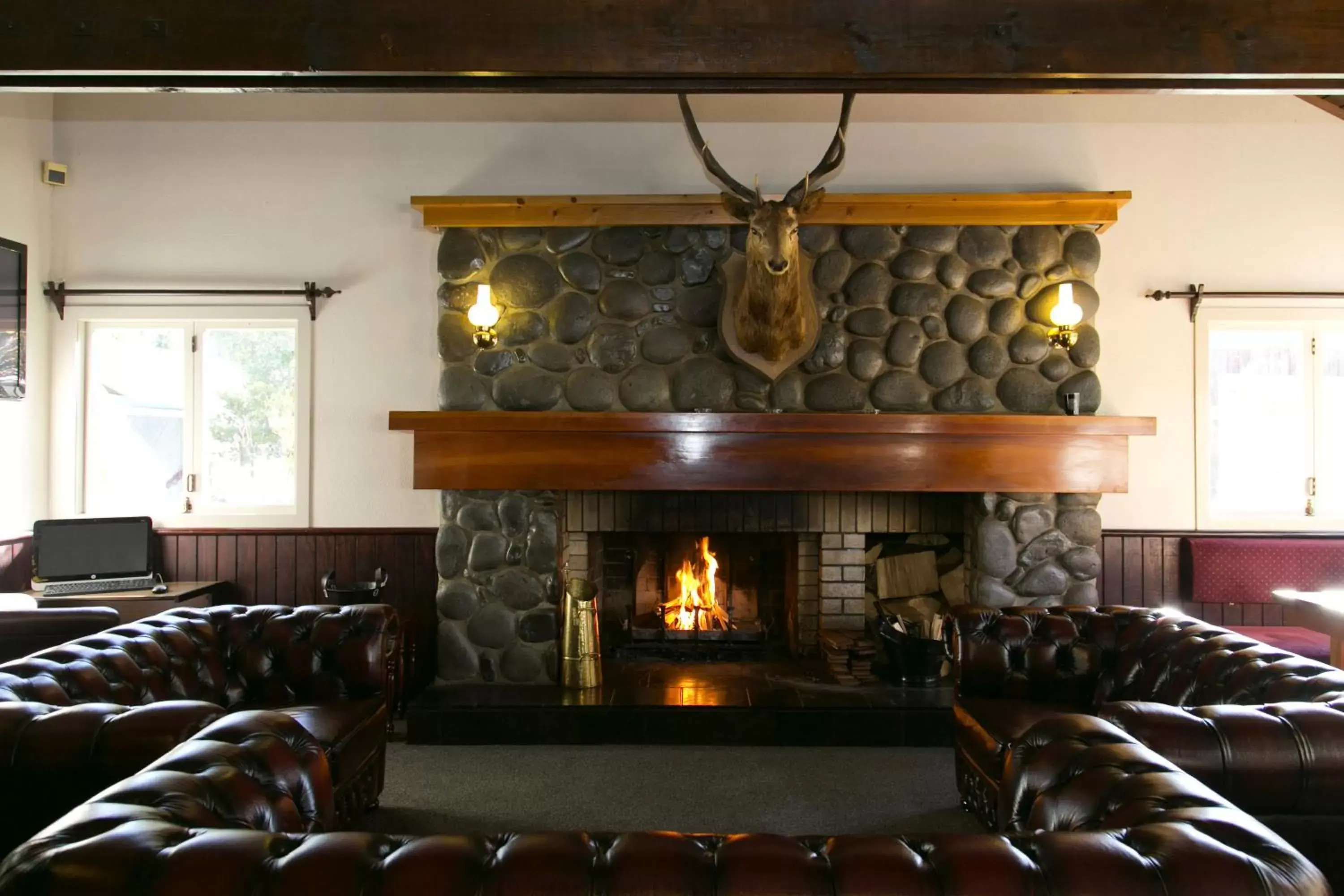 Lounge or bar in Turangi Bridge Motel