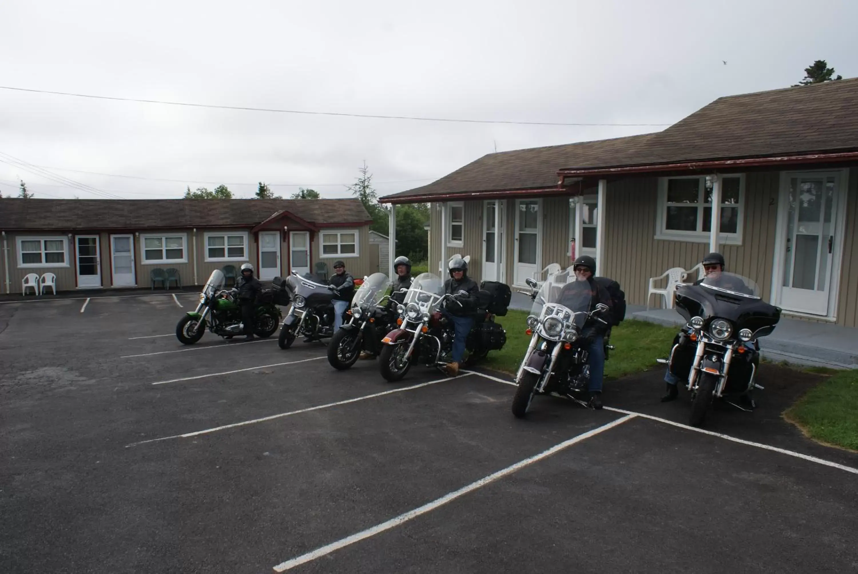 group of guests in Regent Motel