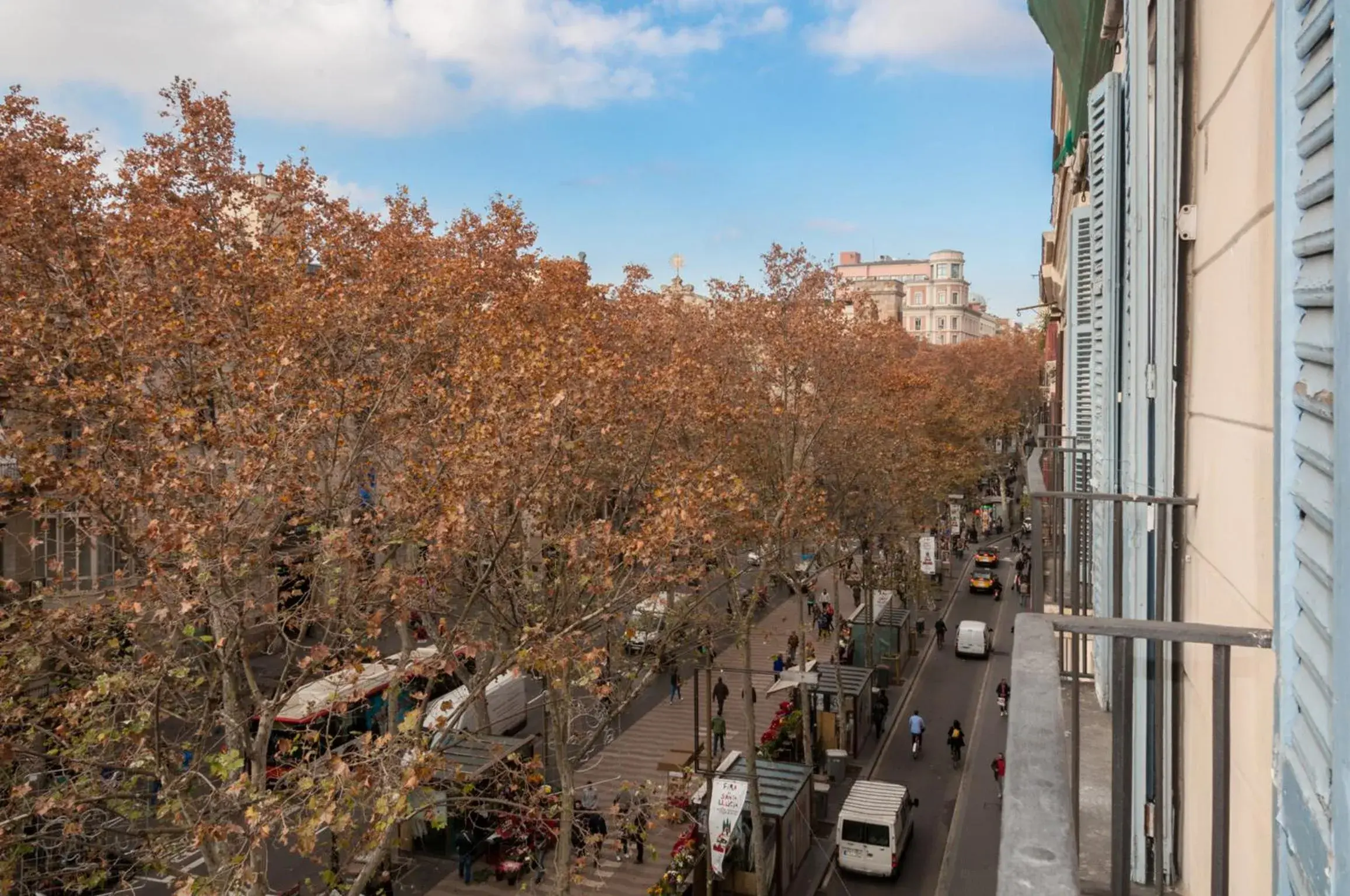 City view, Balcony/Terrace in Hostal Boqueria