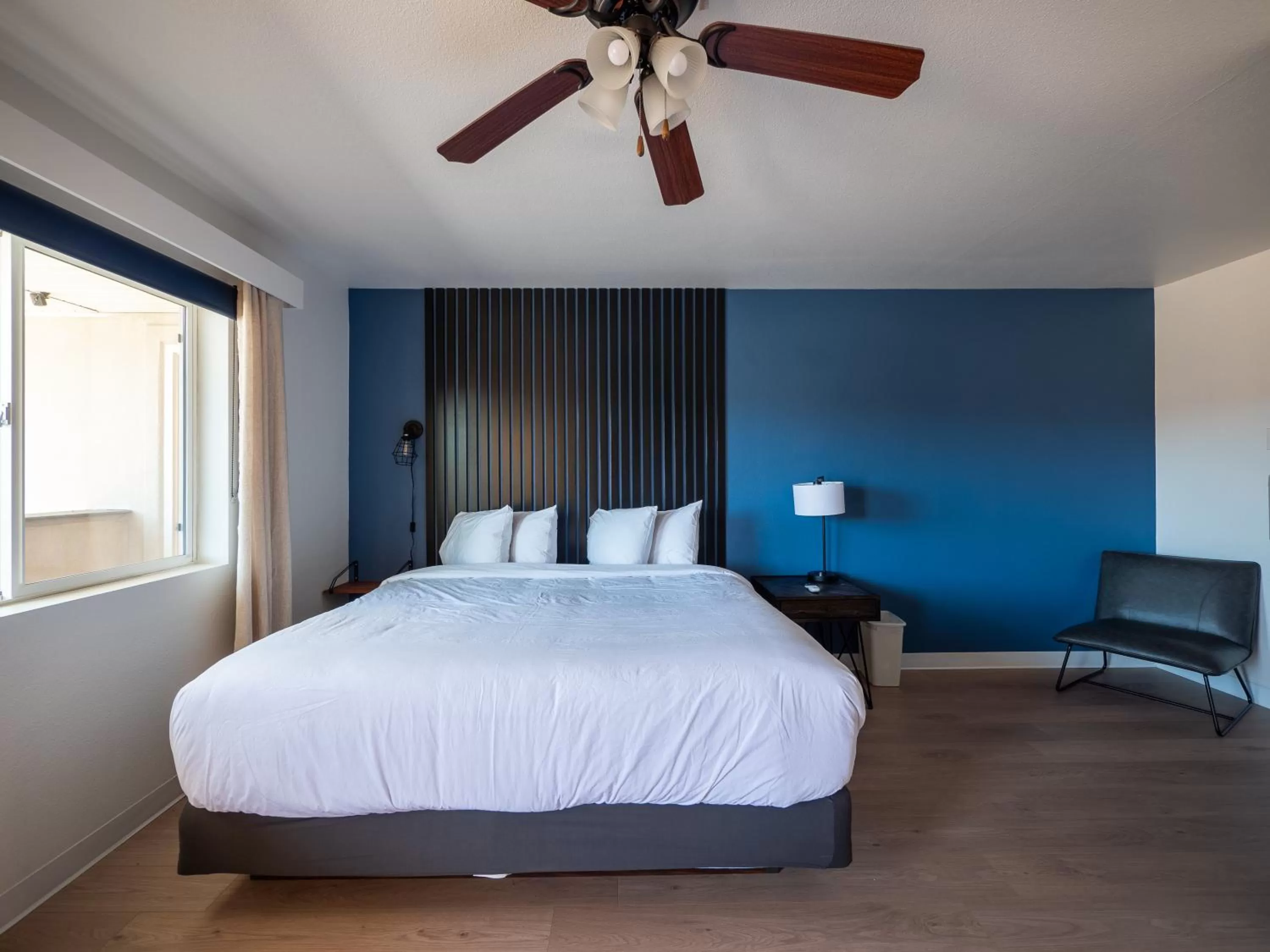 Bed in Balanced Rock Inn