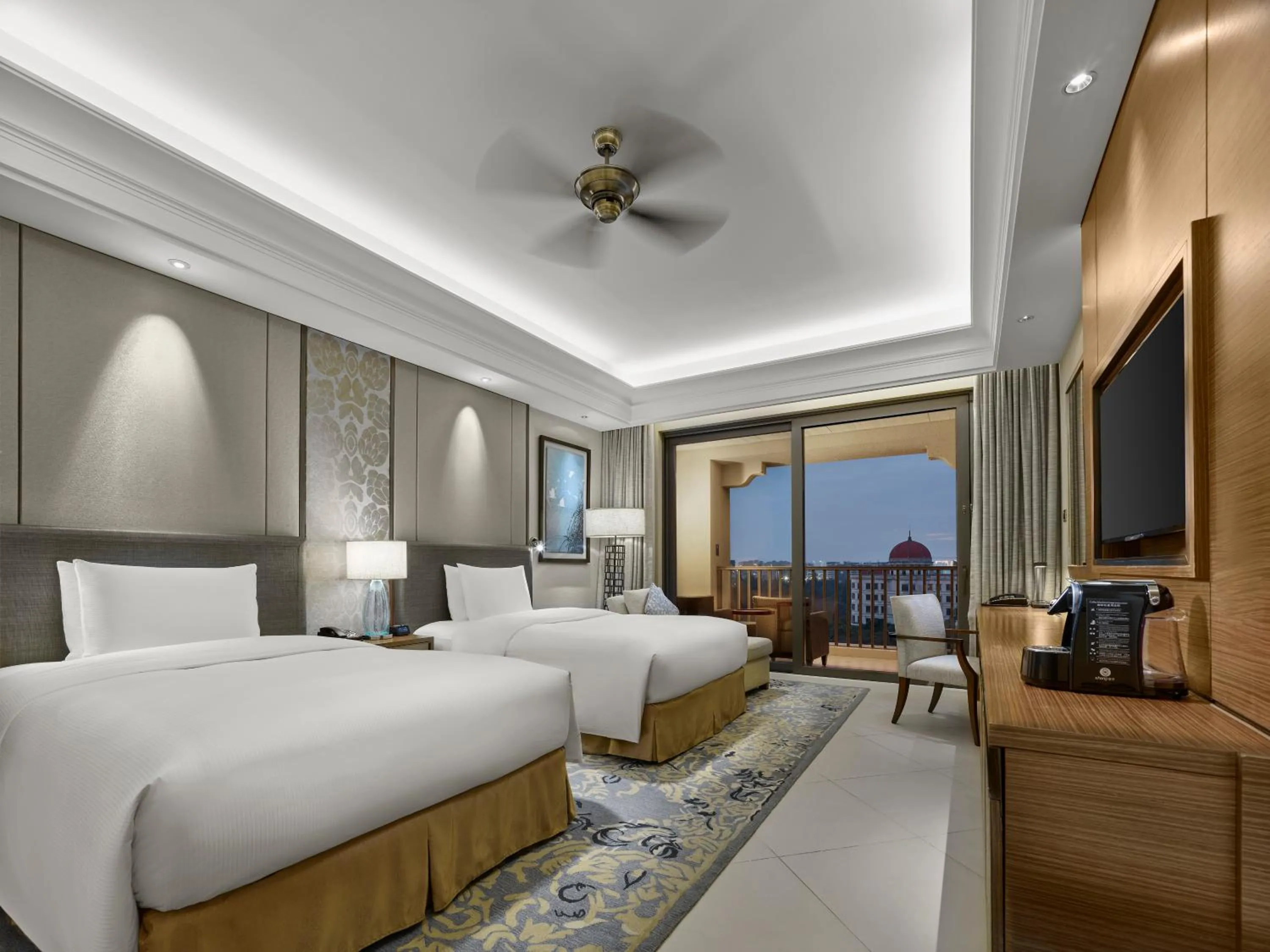 Bed in Hilton Haikou Meilan