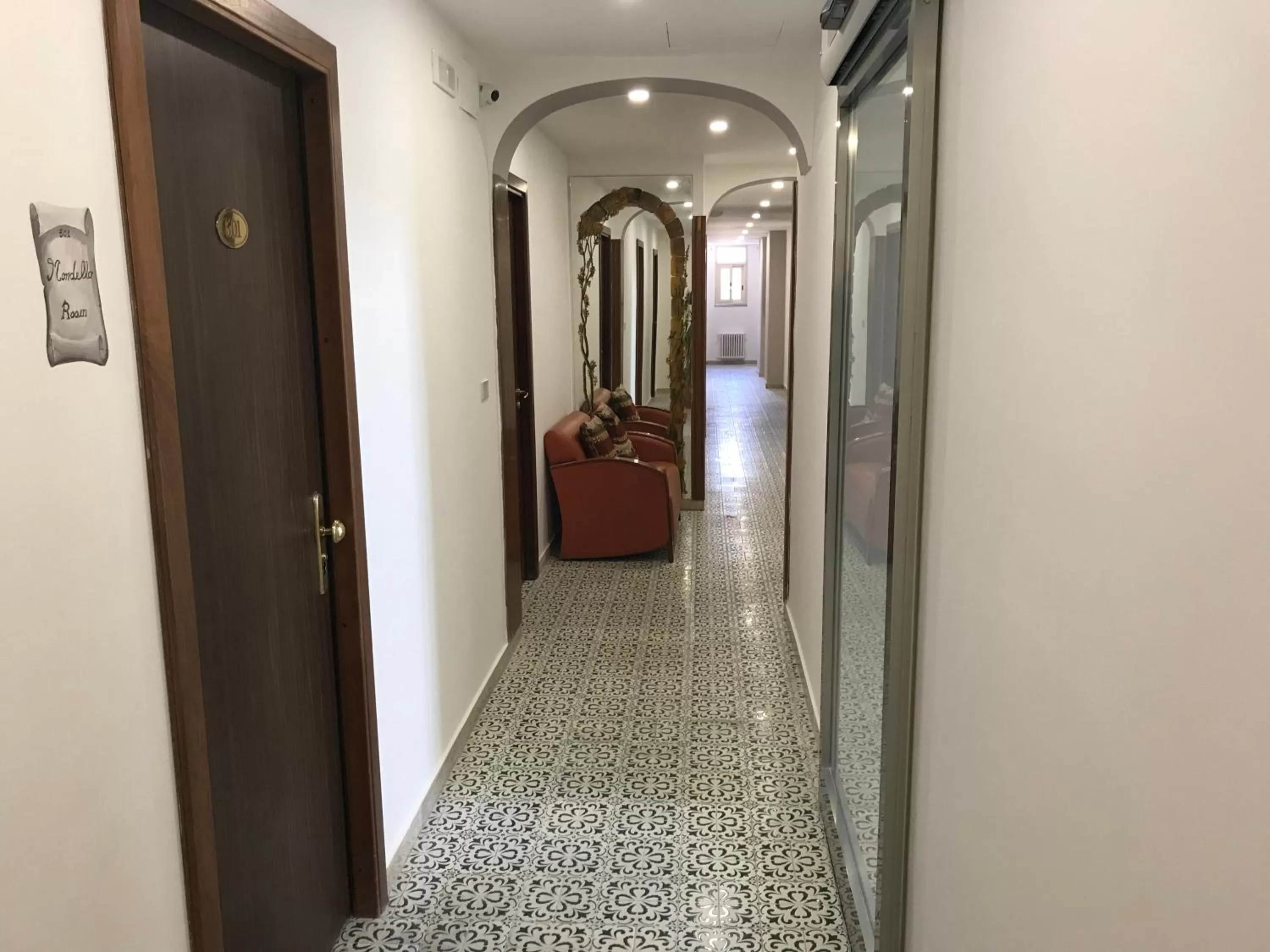 Decorative detail in Hotel Elite Palermo Centro