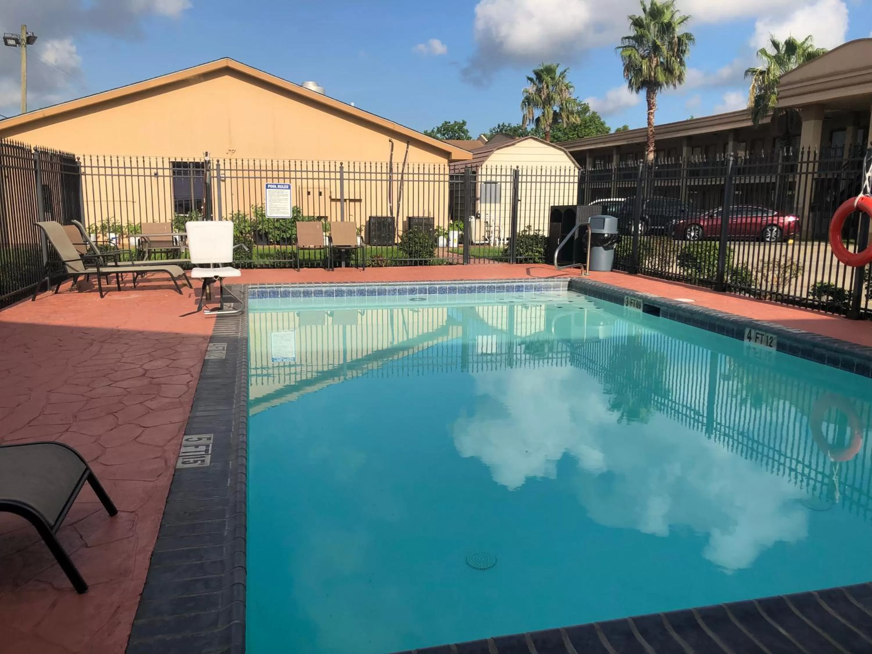 Pool view in Days Inn by Wyndham Lake Charles