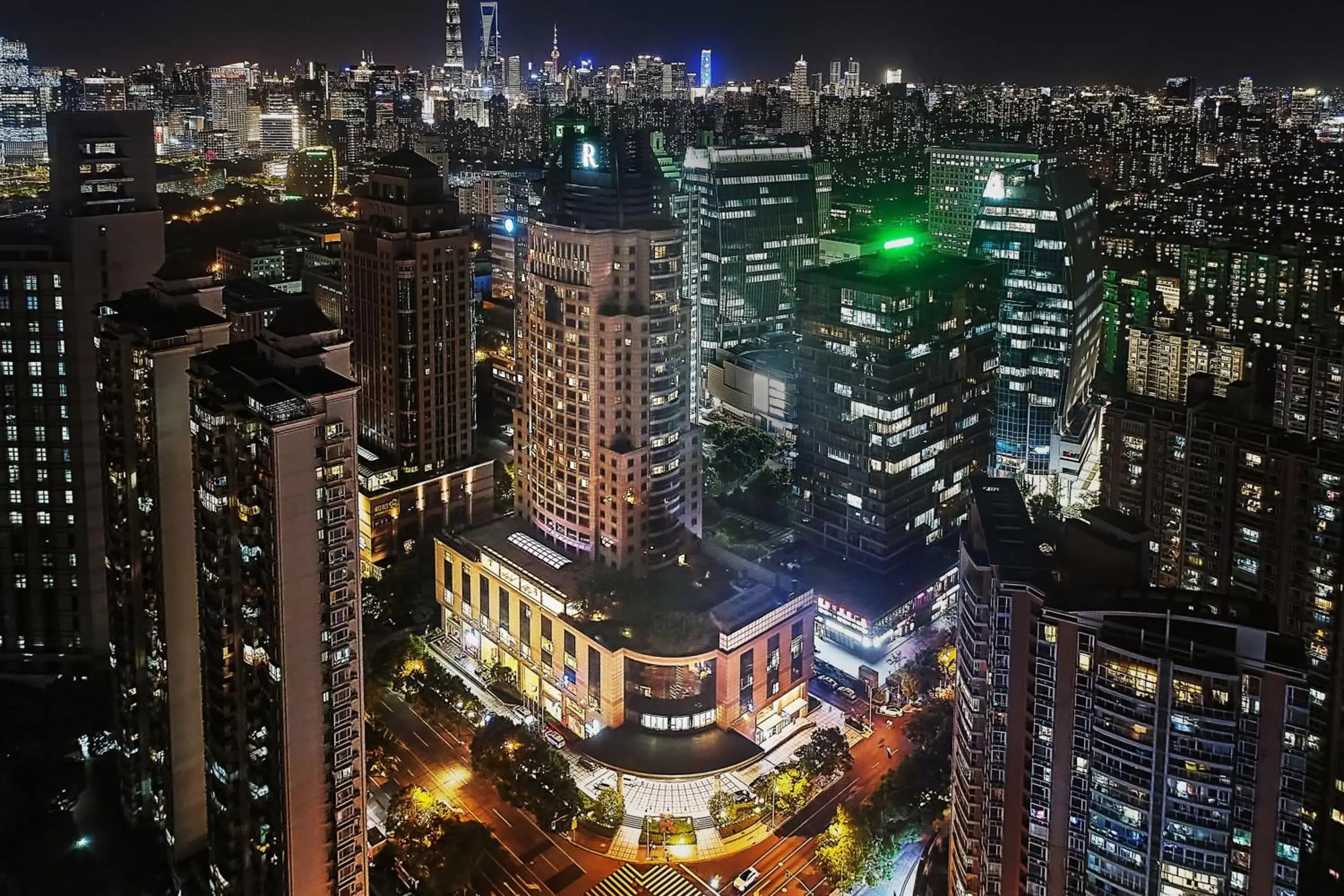 Property building, Bird's-eye View in Renaissance Shanghai Pudong Hotel