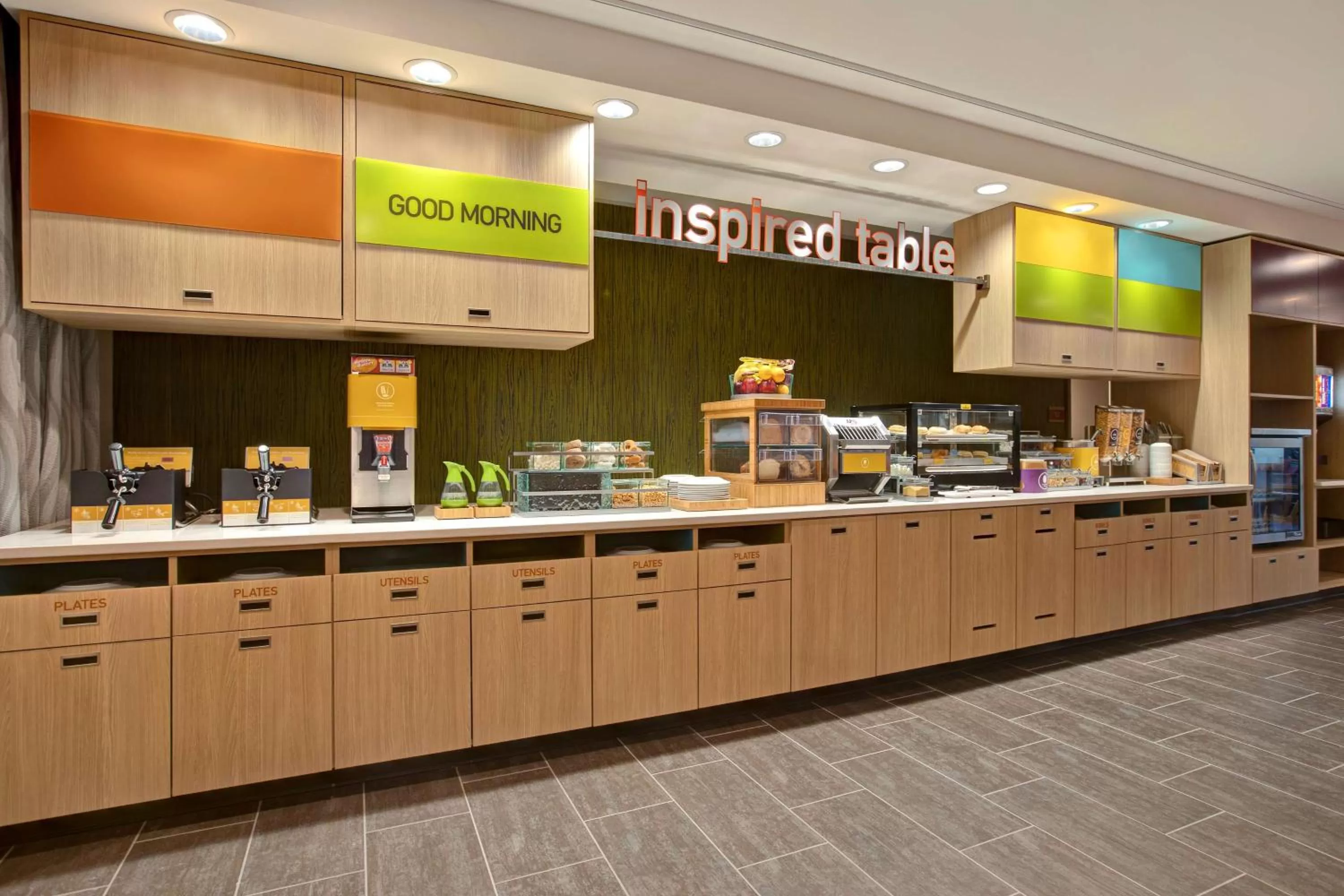 Breakfast in Home2 Suites By Hilton Carmel Indianapolis