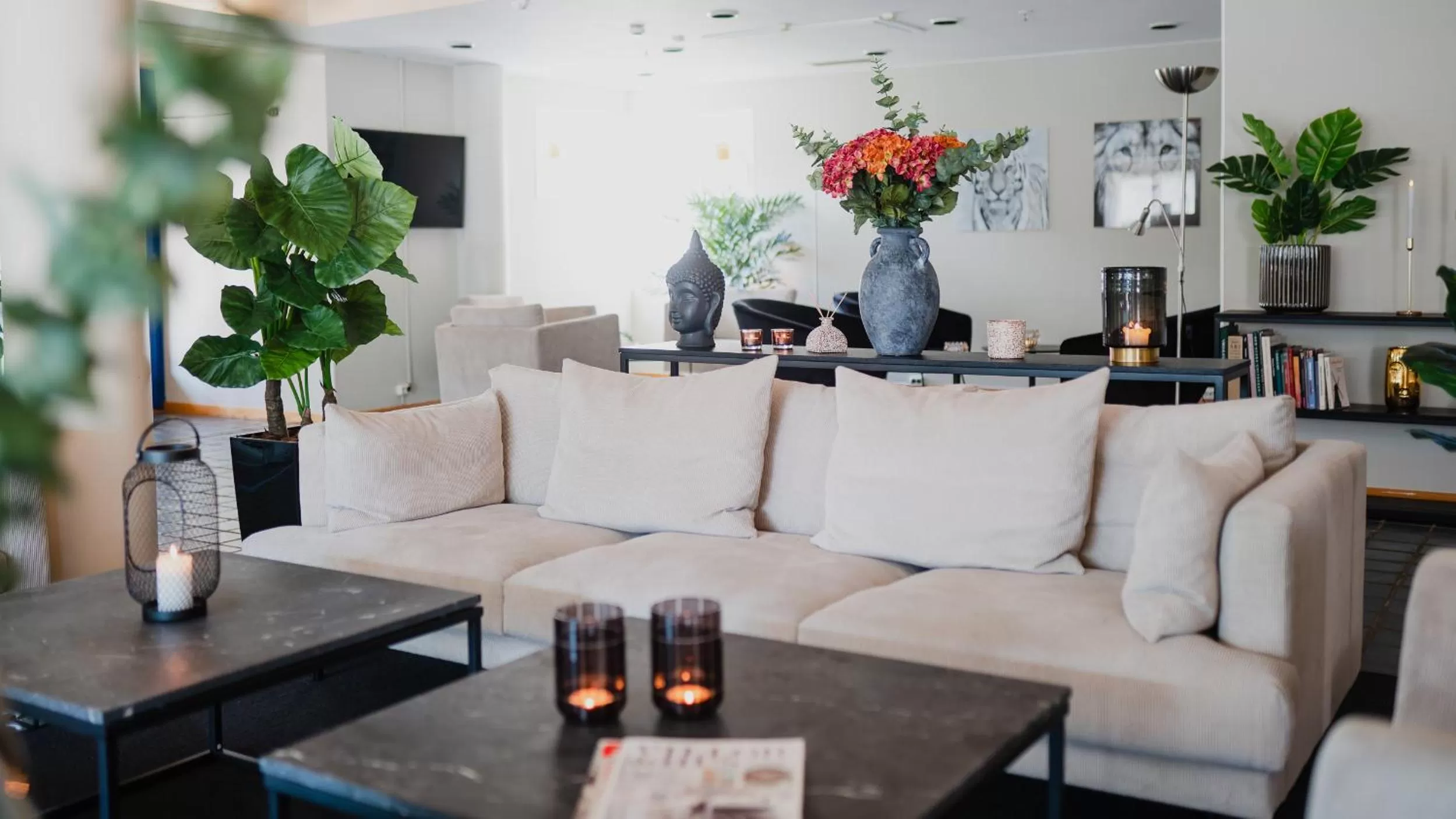 Lobby or reception in Hotell Erikslund